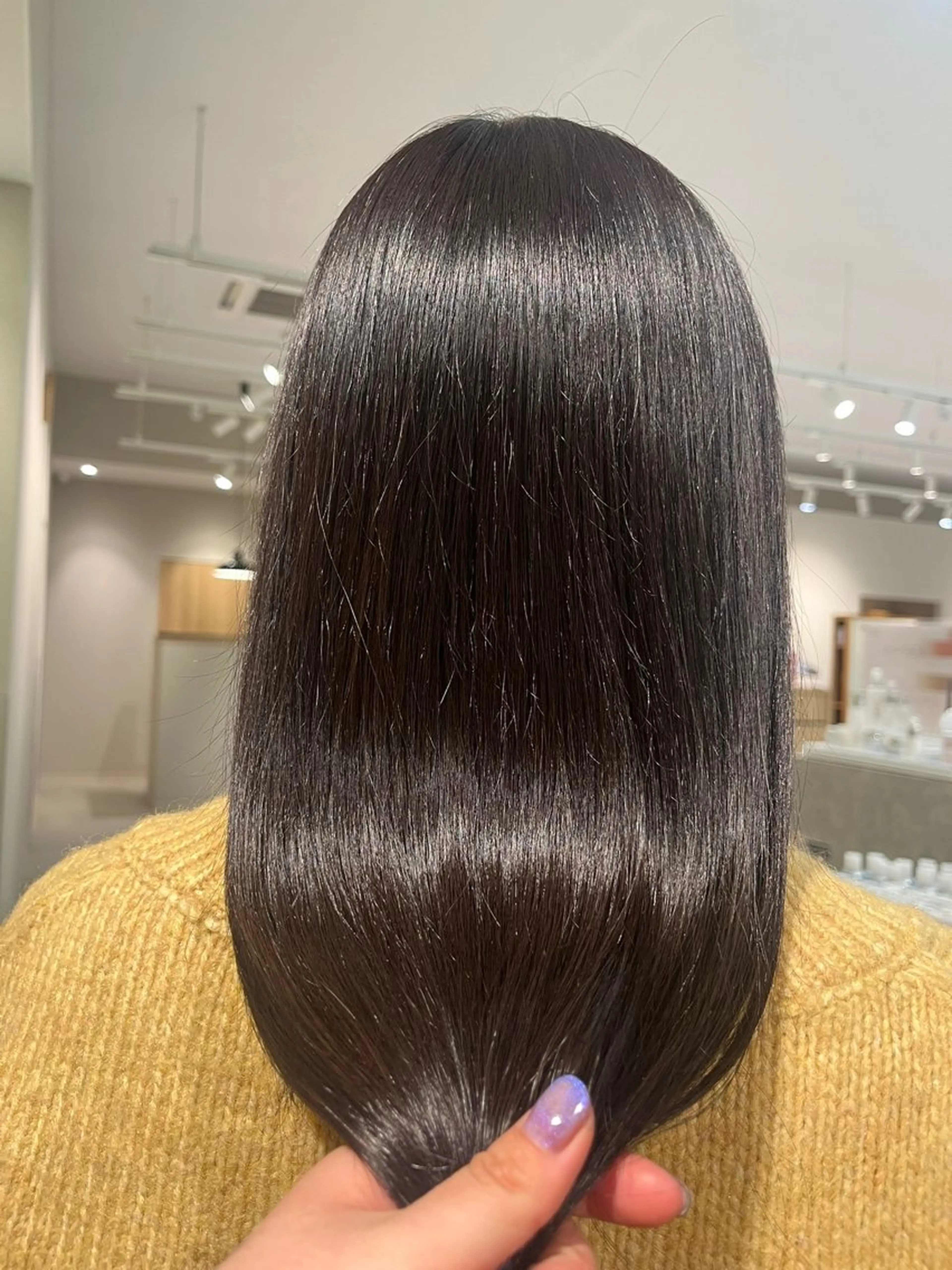 ロング カラー 森 理音のヘアスタイル