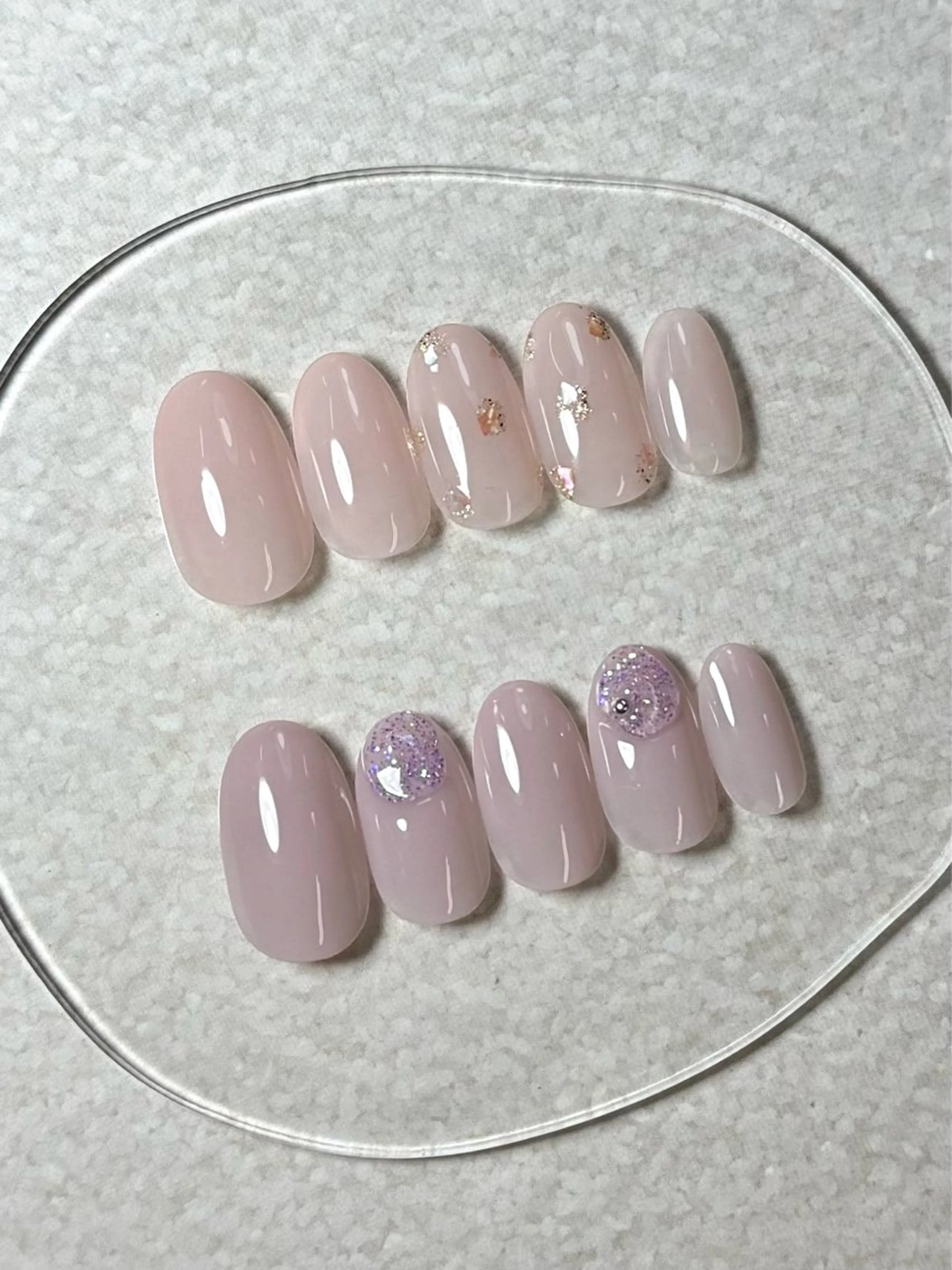 ネイル ミラクルミラー 町野のネイルデザイン