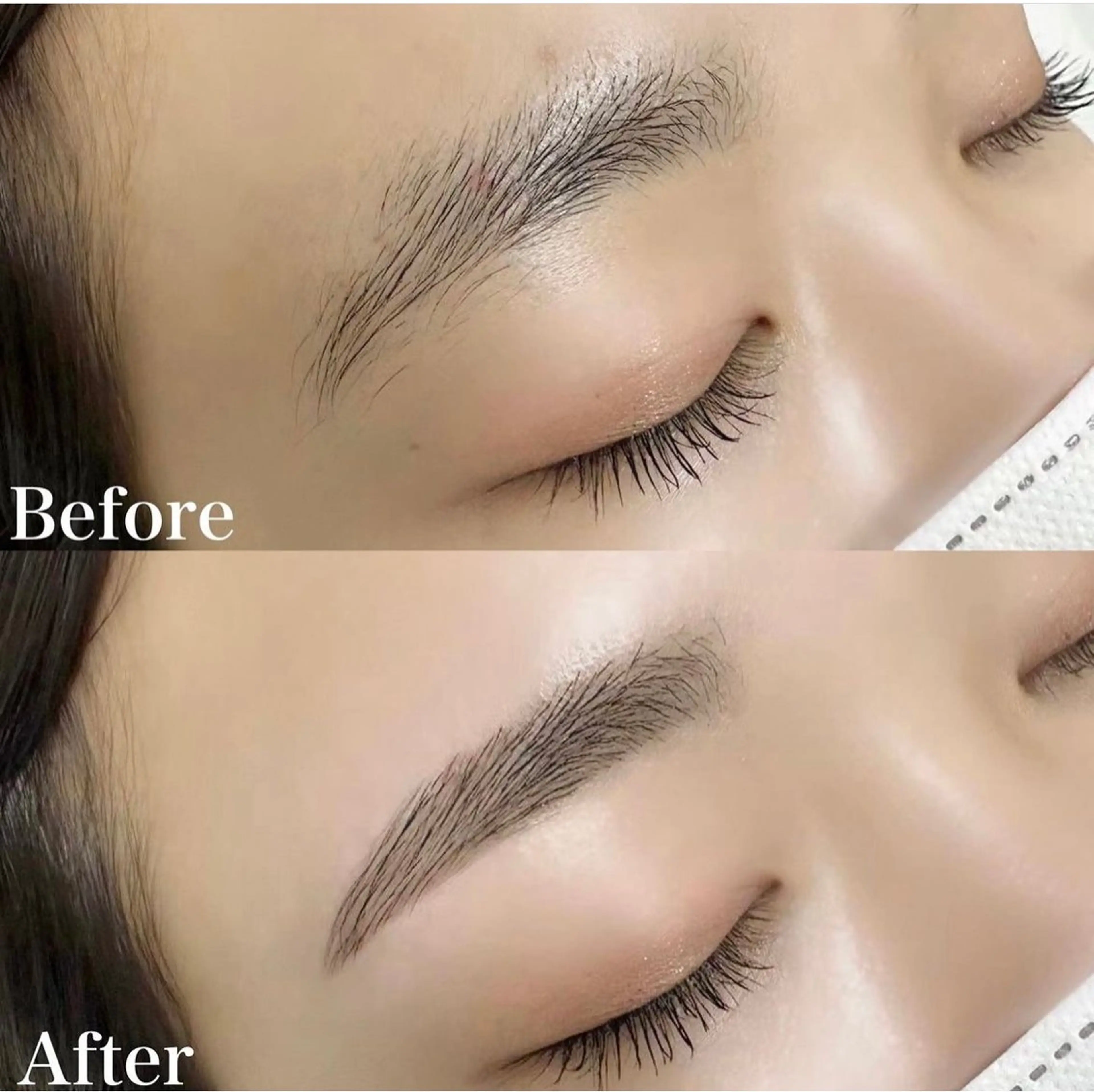 アイブロウ 眉毛ワックス脱毛 野地 由倖のマツエク・マツパデザイン