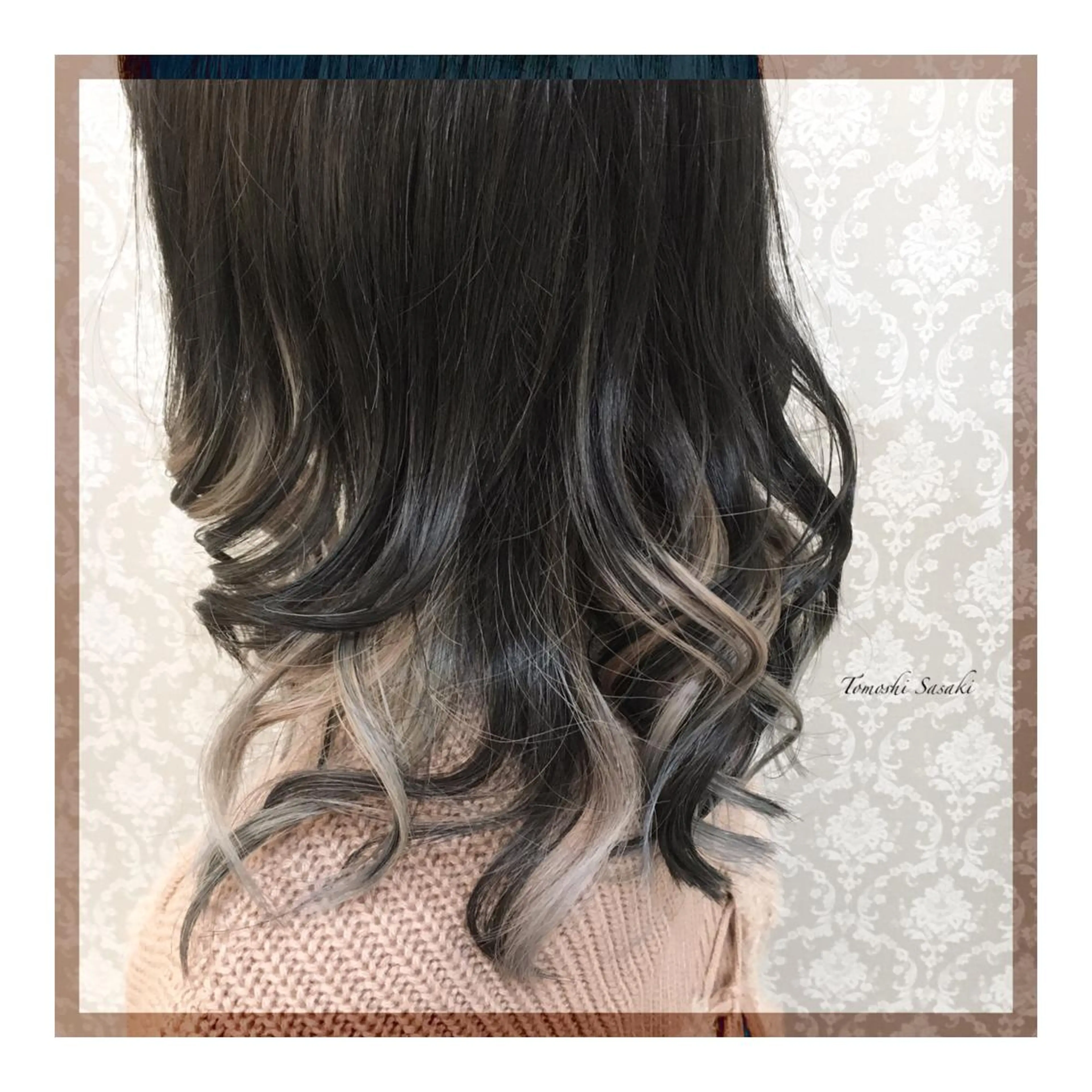 カラー グラデーションカラー ササキ トモシのヘアスタイル