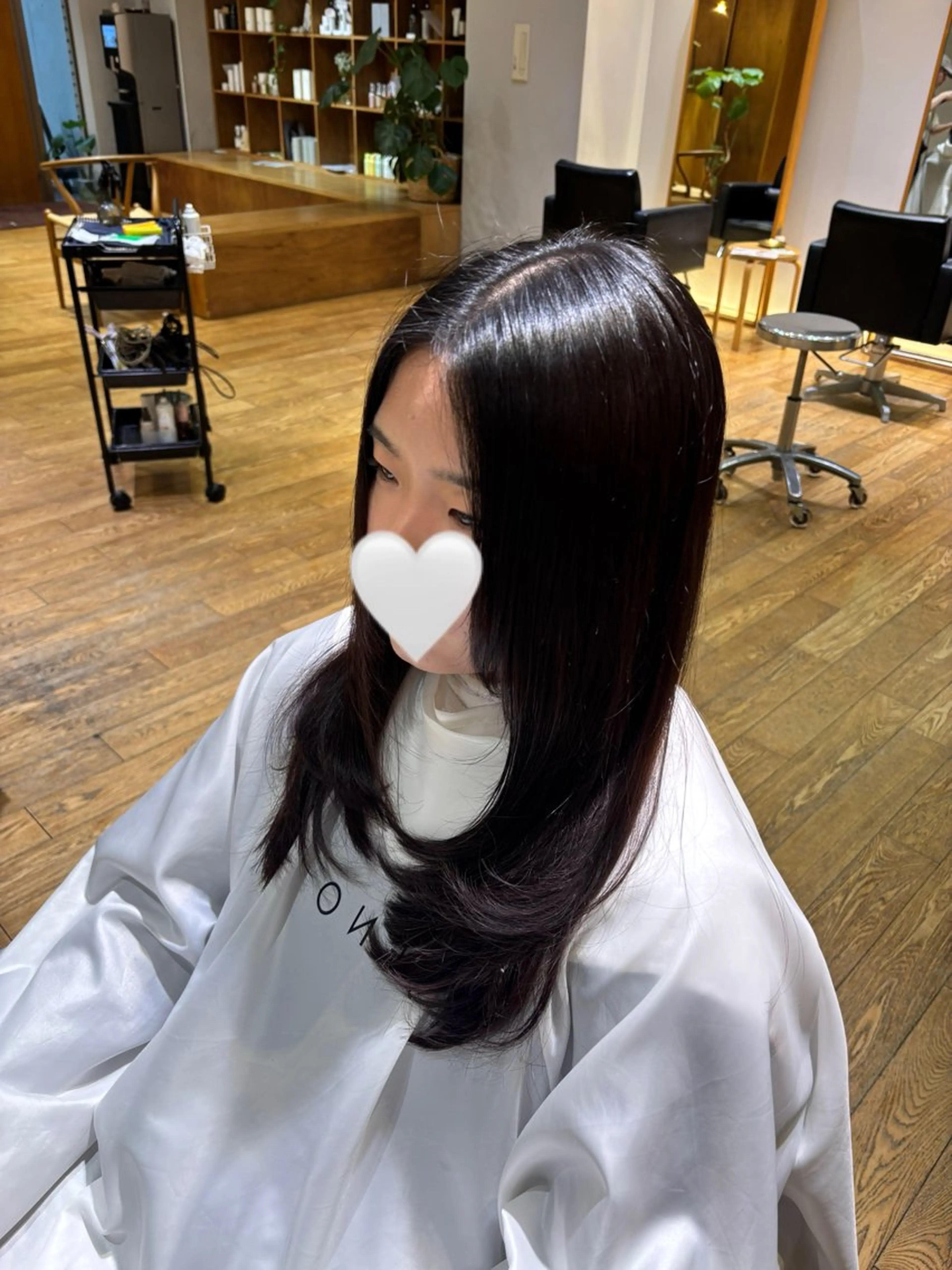 カラー 透明感カラー🩵 かのは🐰🪽のヘアスタイル