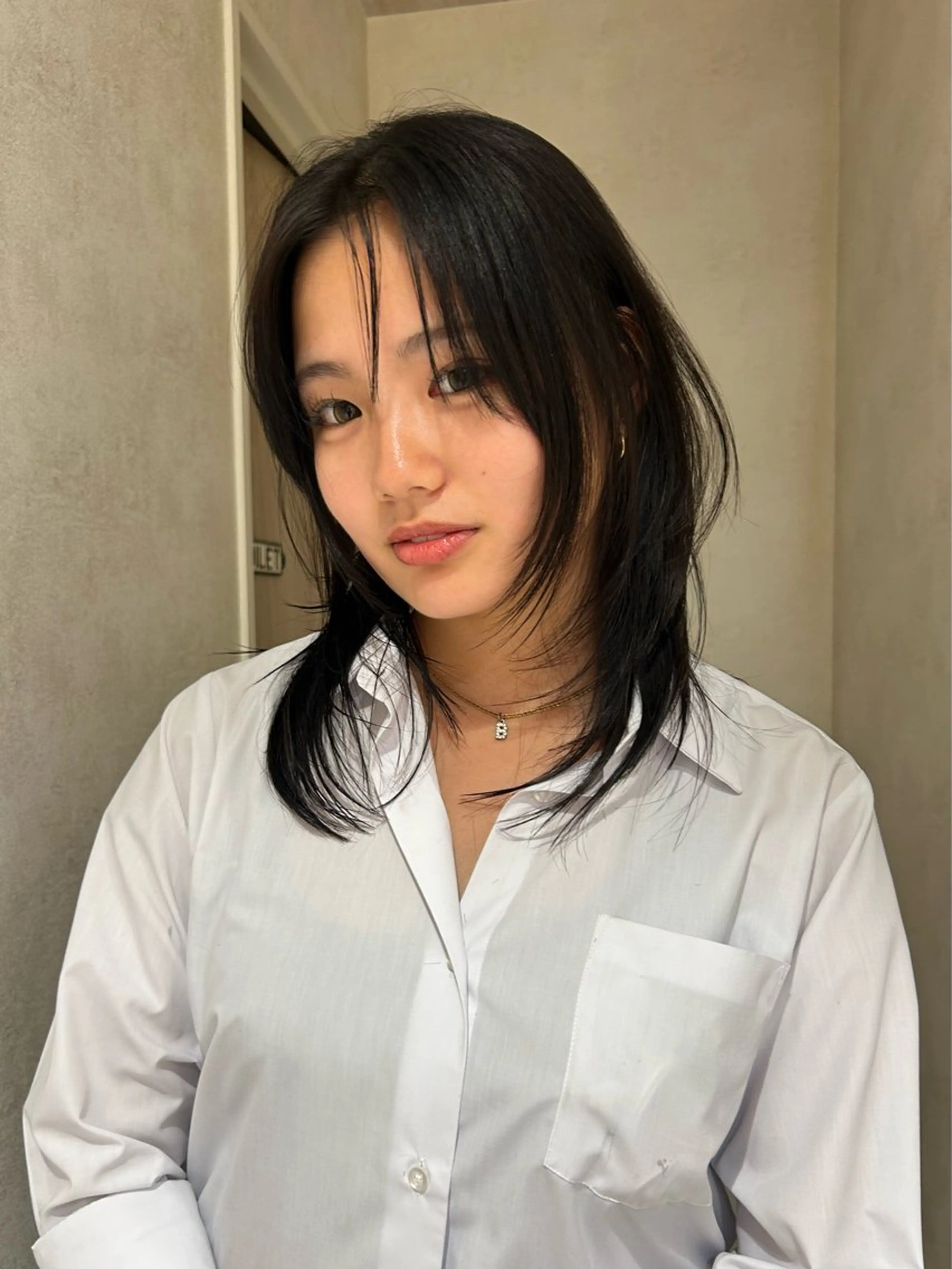 ミディアム カット Sora/レイヤー/ 似合わせカラー🤎のヘアスタイル