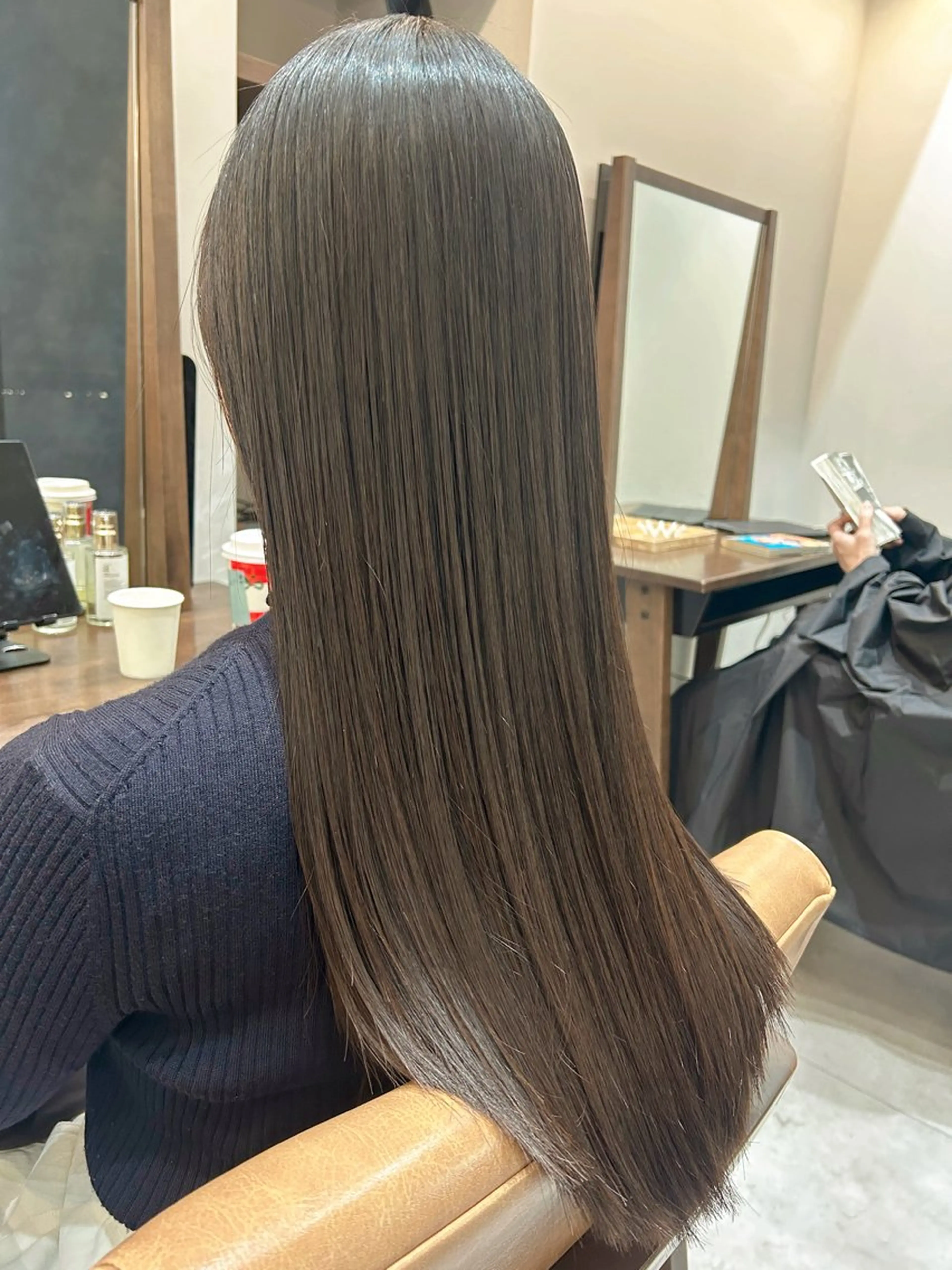 ロング カット 縮毛矯正 トリートメント ⭐️ハイクオリティ カラー杉本雄志⭐️のヘアスタイル