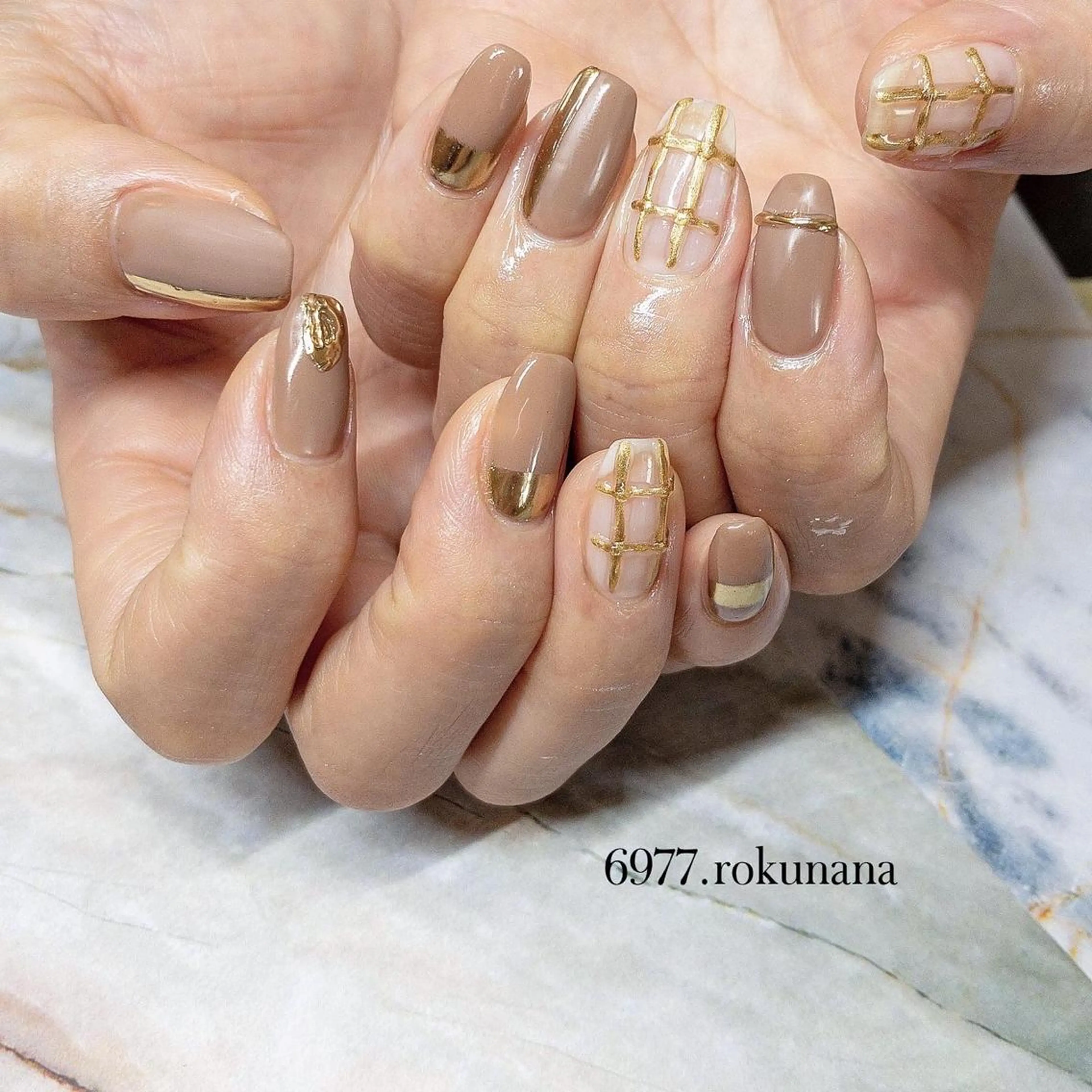 ネイル rokunana 佐野のネイルデザイン