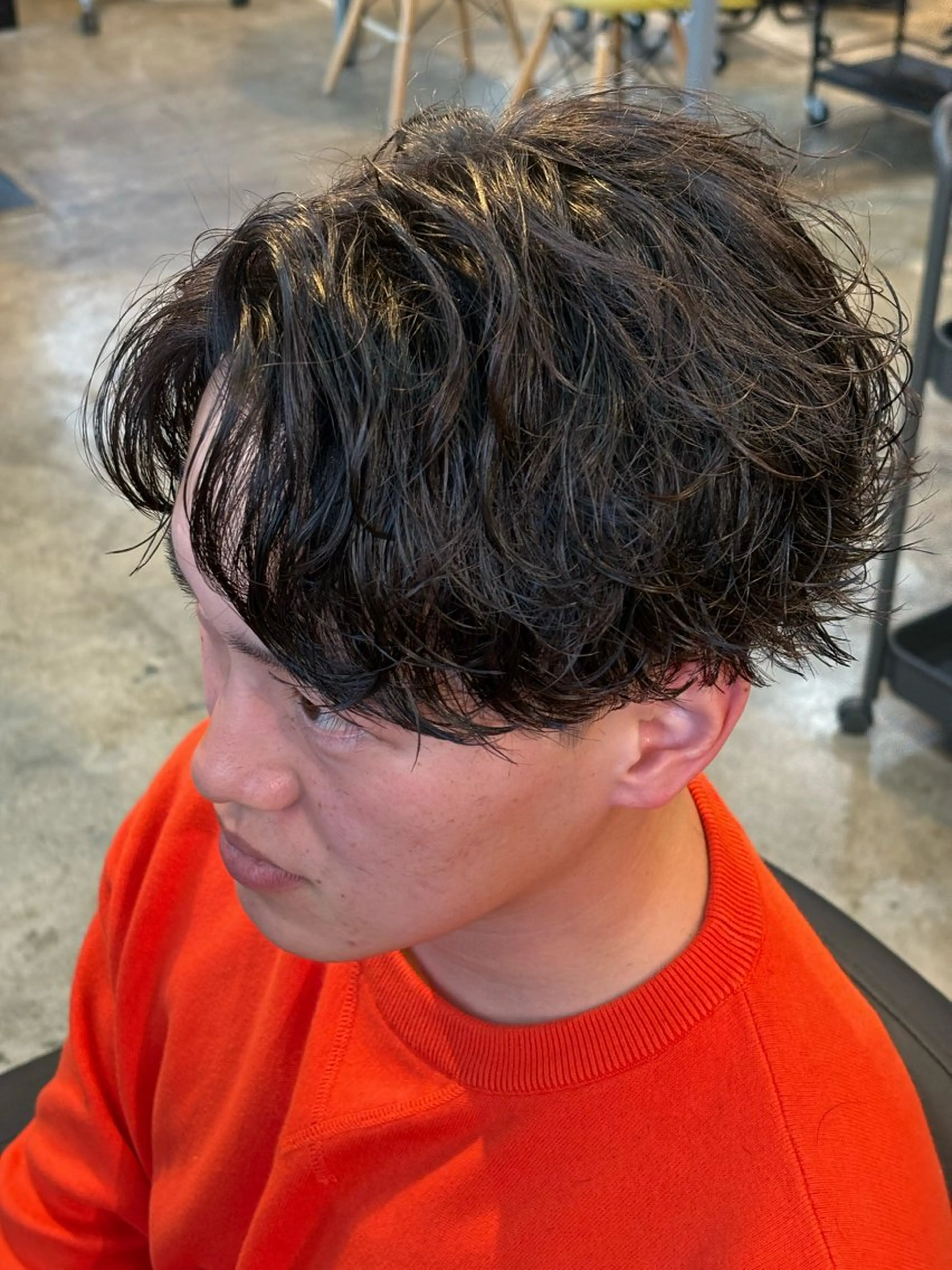 ショート パーマ メンズ 🌀rooomen 各務原/龍之介のヘアスタイル