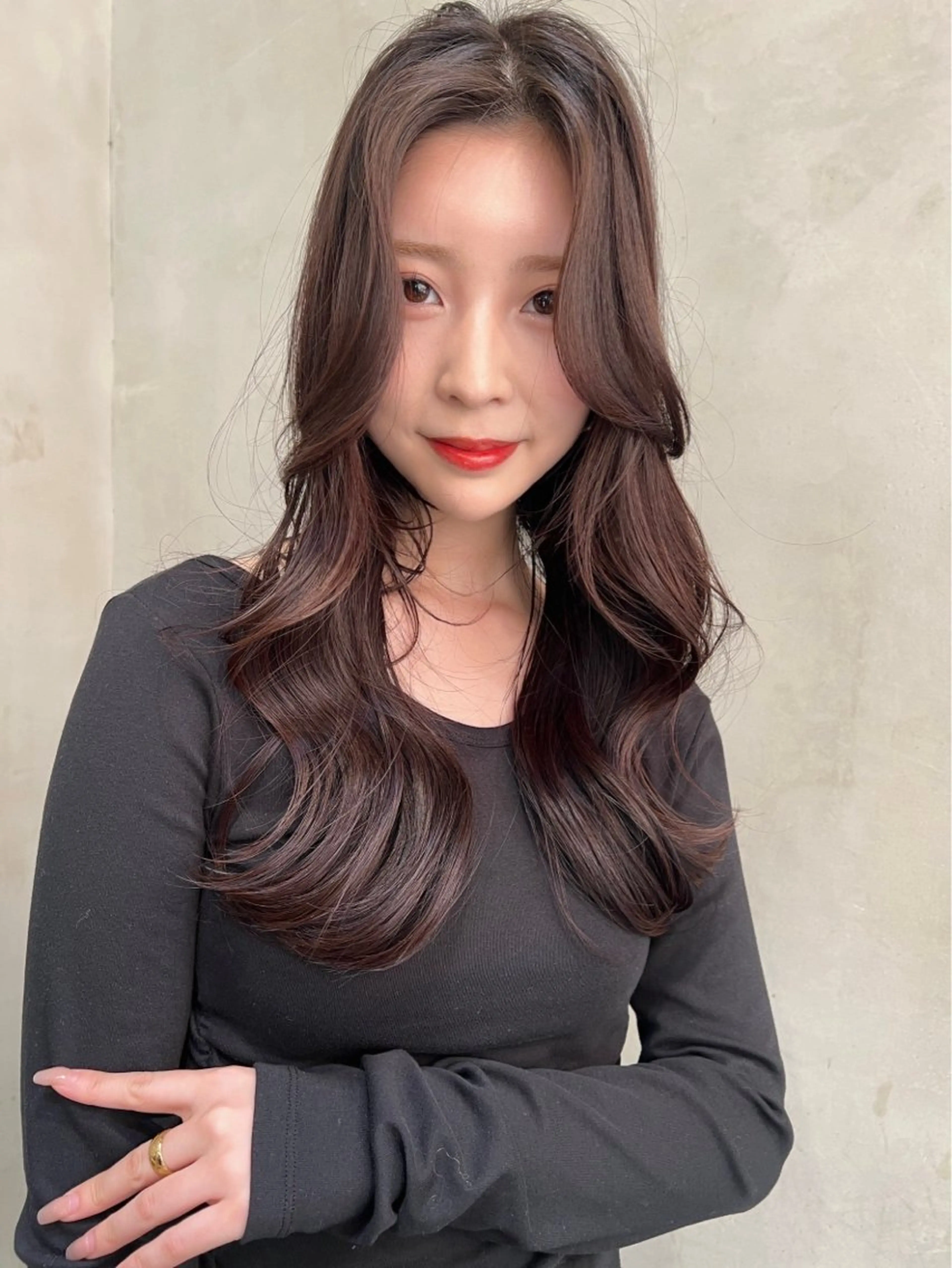 ロング カラー 🦋韓国/暖色カラー RENA🦋のヘアスタイル