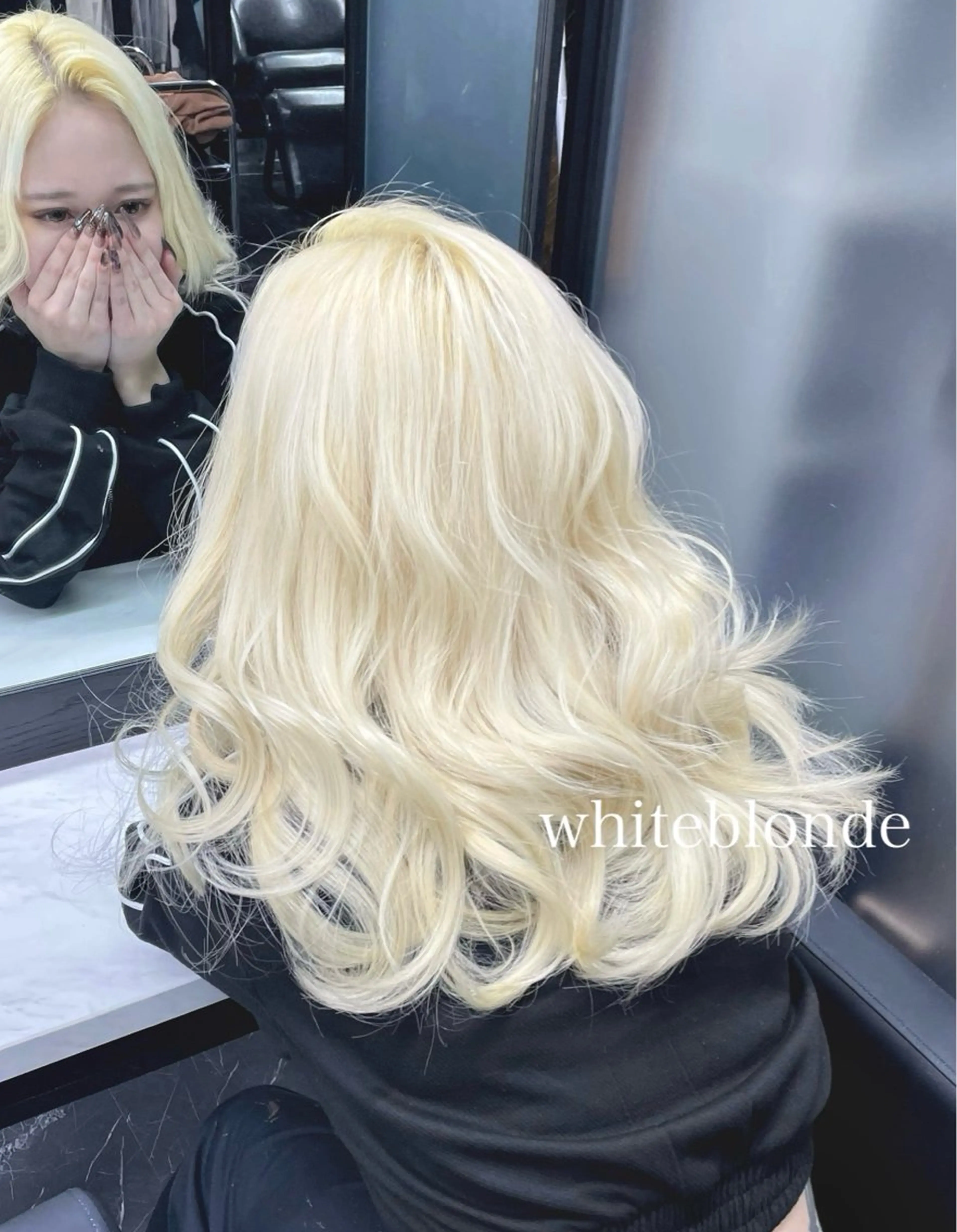 ミディアム カラー カット ヘアカラー トリートメント エクステ🩵ブリーチ 韓国ヘア🩵KAEのヘアスタイル