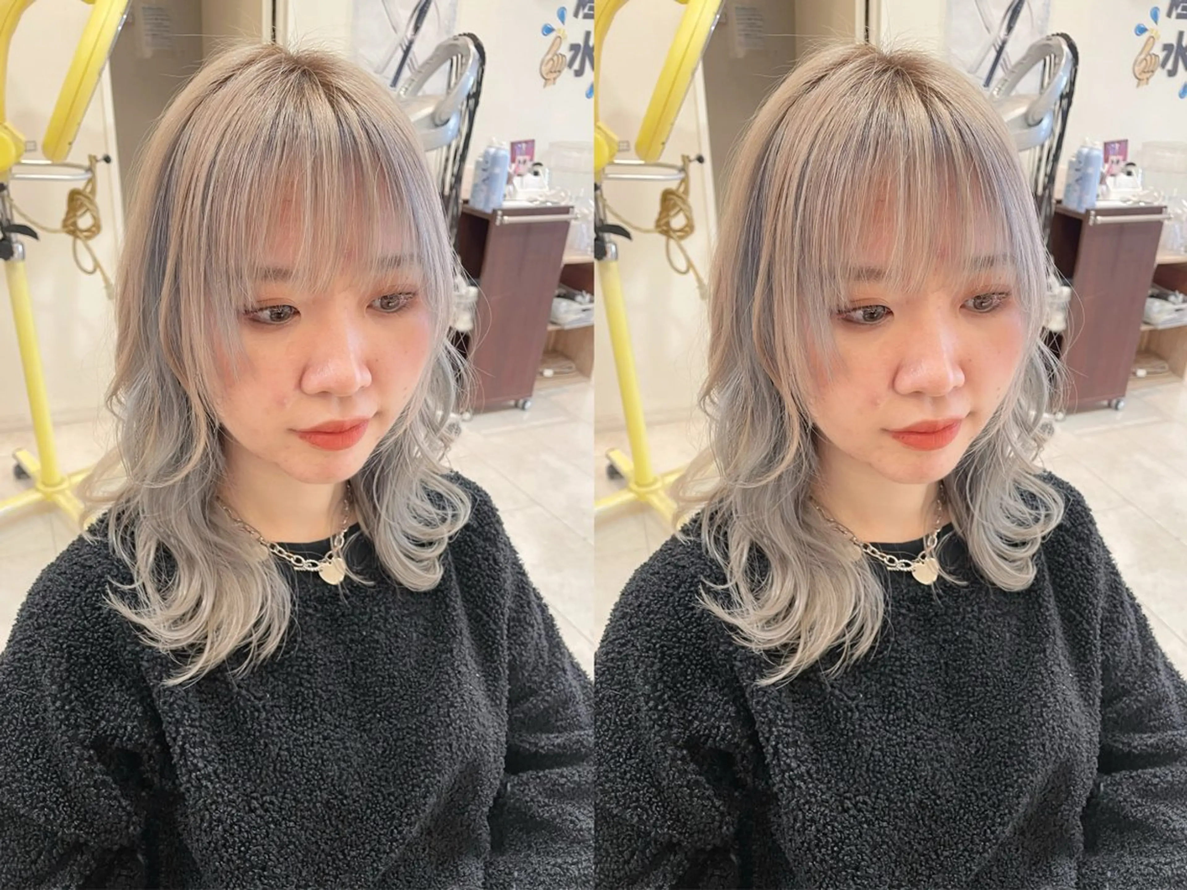 ミディアム カット ヘアカラー ボブ/ショート/ チヨノのヘアスタイル