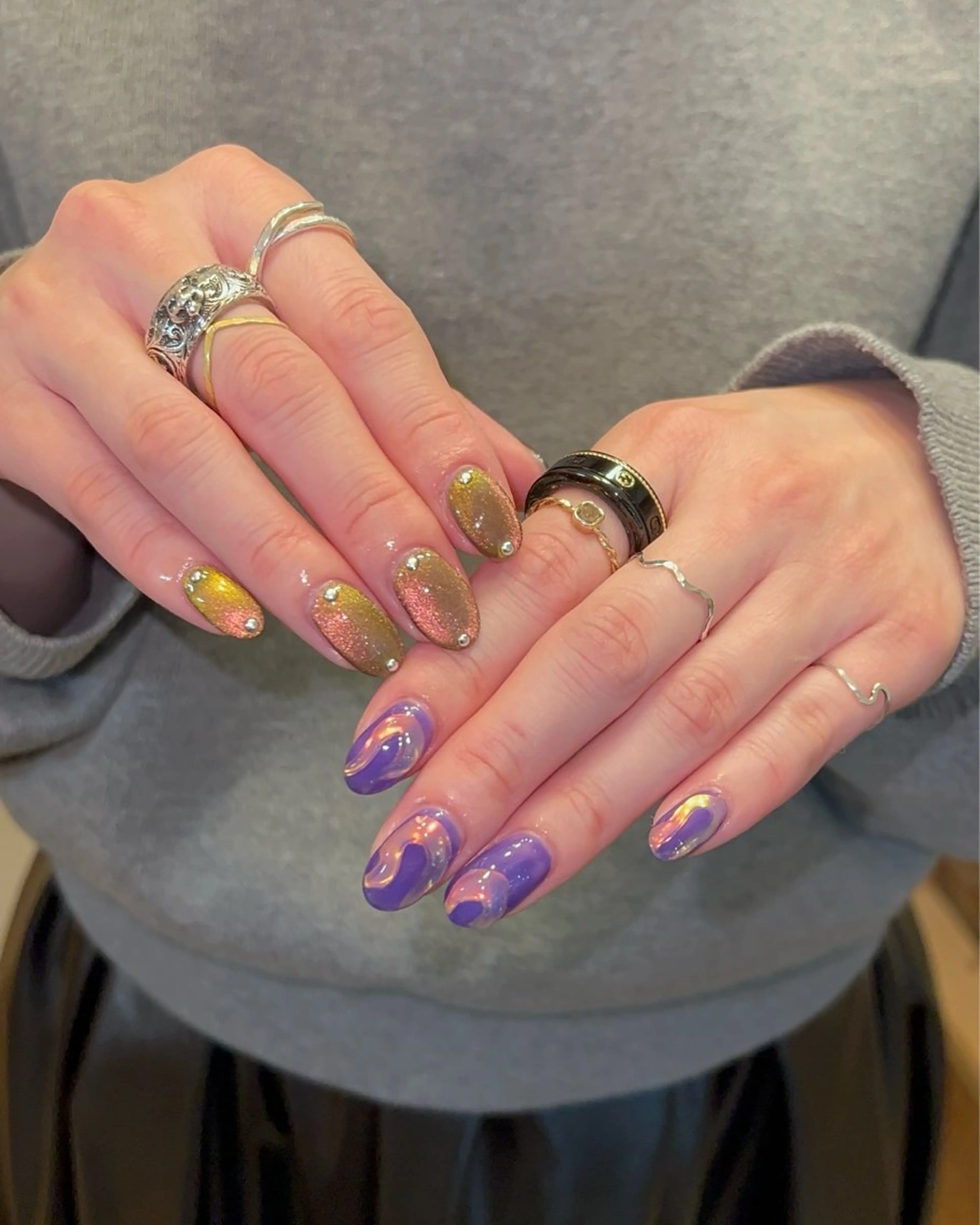 ネイル ハンドネイル フットネイル ハンドケア Nes.Nail所属・Miyagi Asamiのネイルデザイン