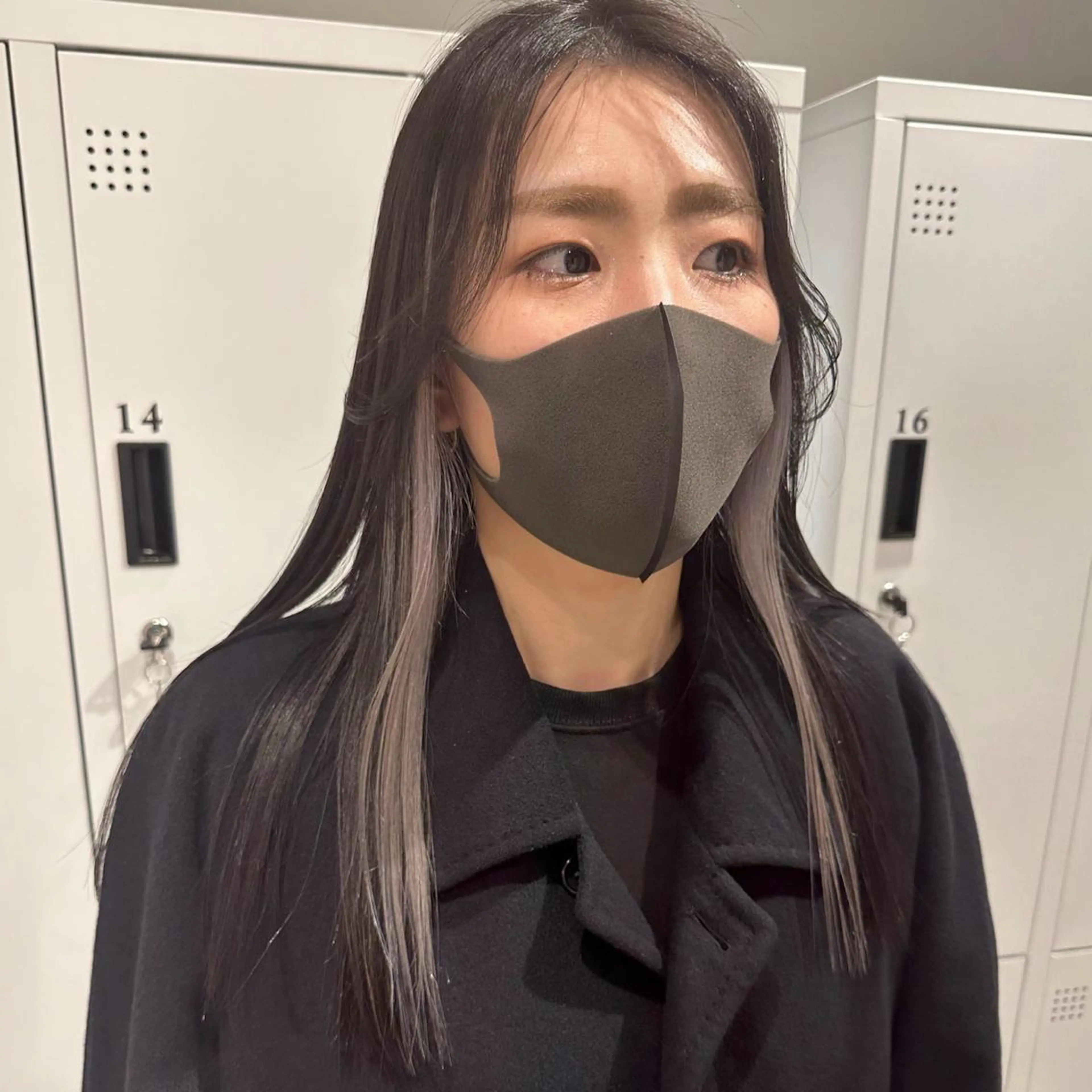 セミロング カラー ヘアカラー トリートメント デザインカラー/パー マ🦖外岡咲希🦖のヘアスタイル