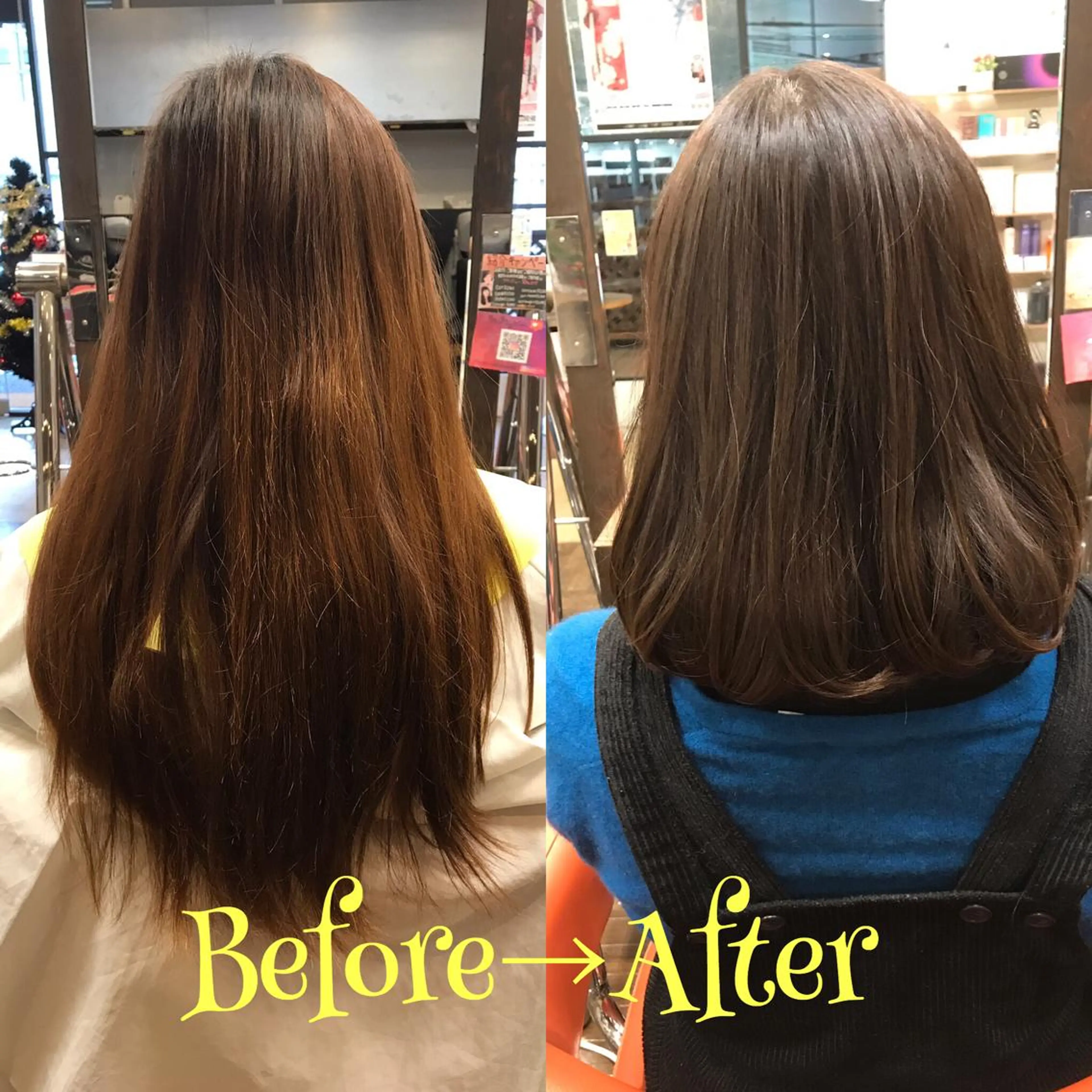 ミディアム カラー ボブ カット ヘアカラー トリートメント デザインカラー🌈 高木リョウのヘアスタイル