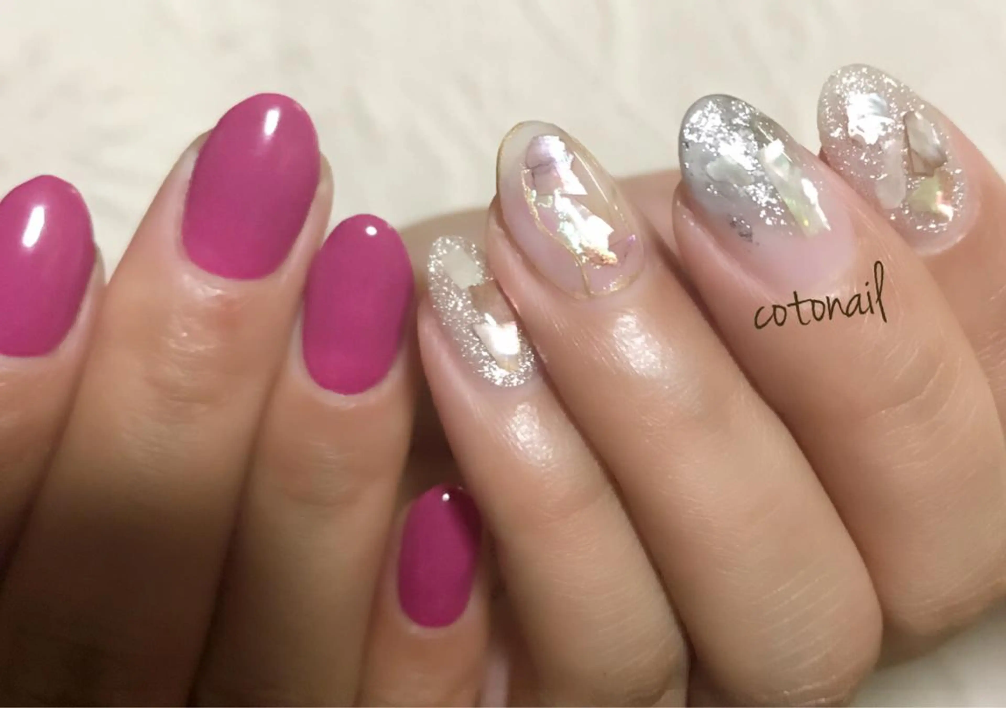 ネイル ツメトマツゲ .のネイルデザイン