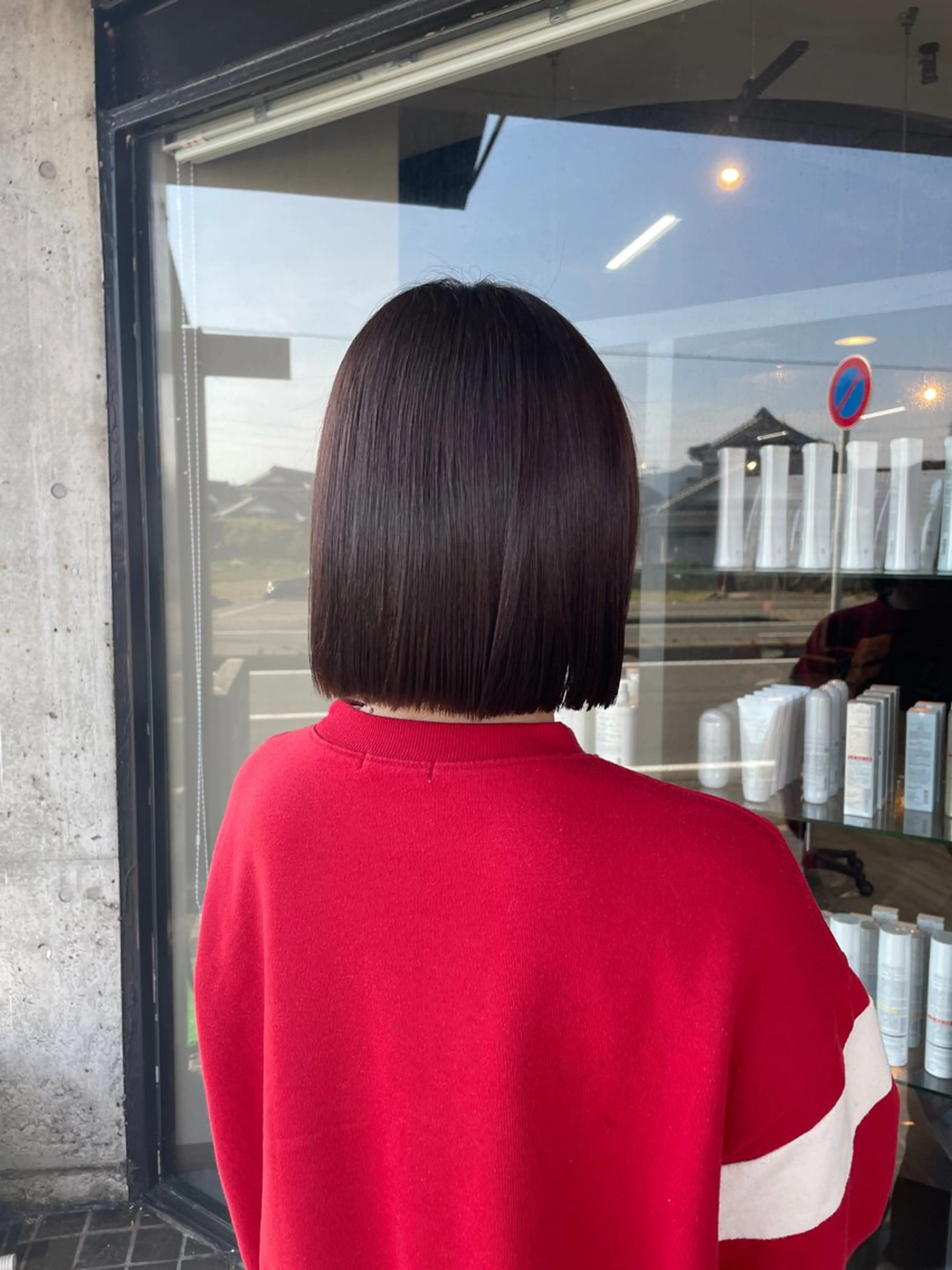 ショート ボブ 韓国風ヘア alu所属・マキノ キョウカのヘアスタイル