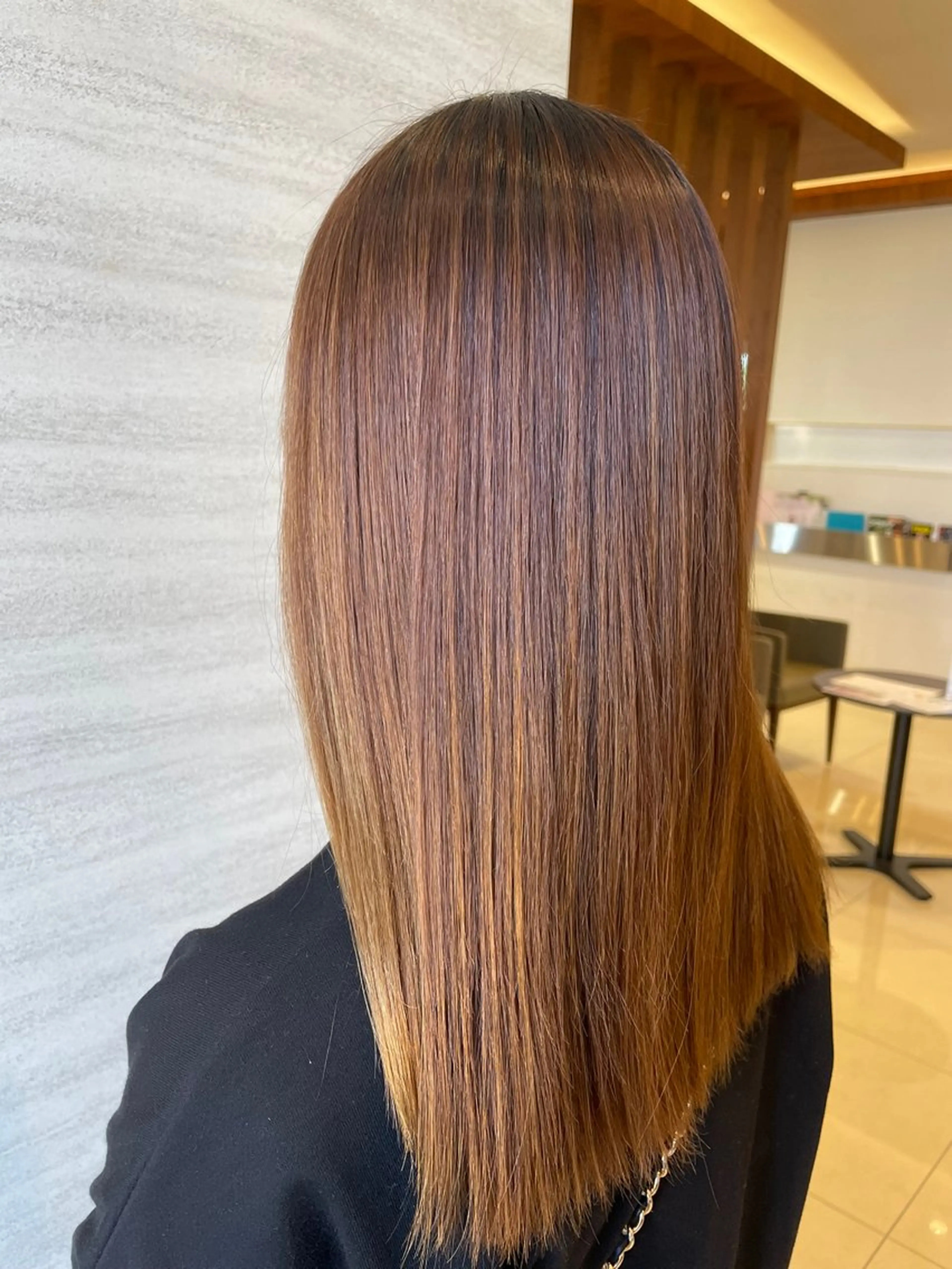 縮毛矯正 仙石 愛のヘアスタイル