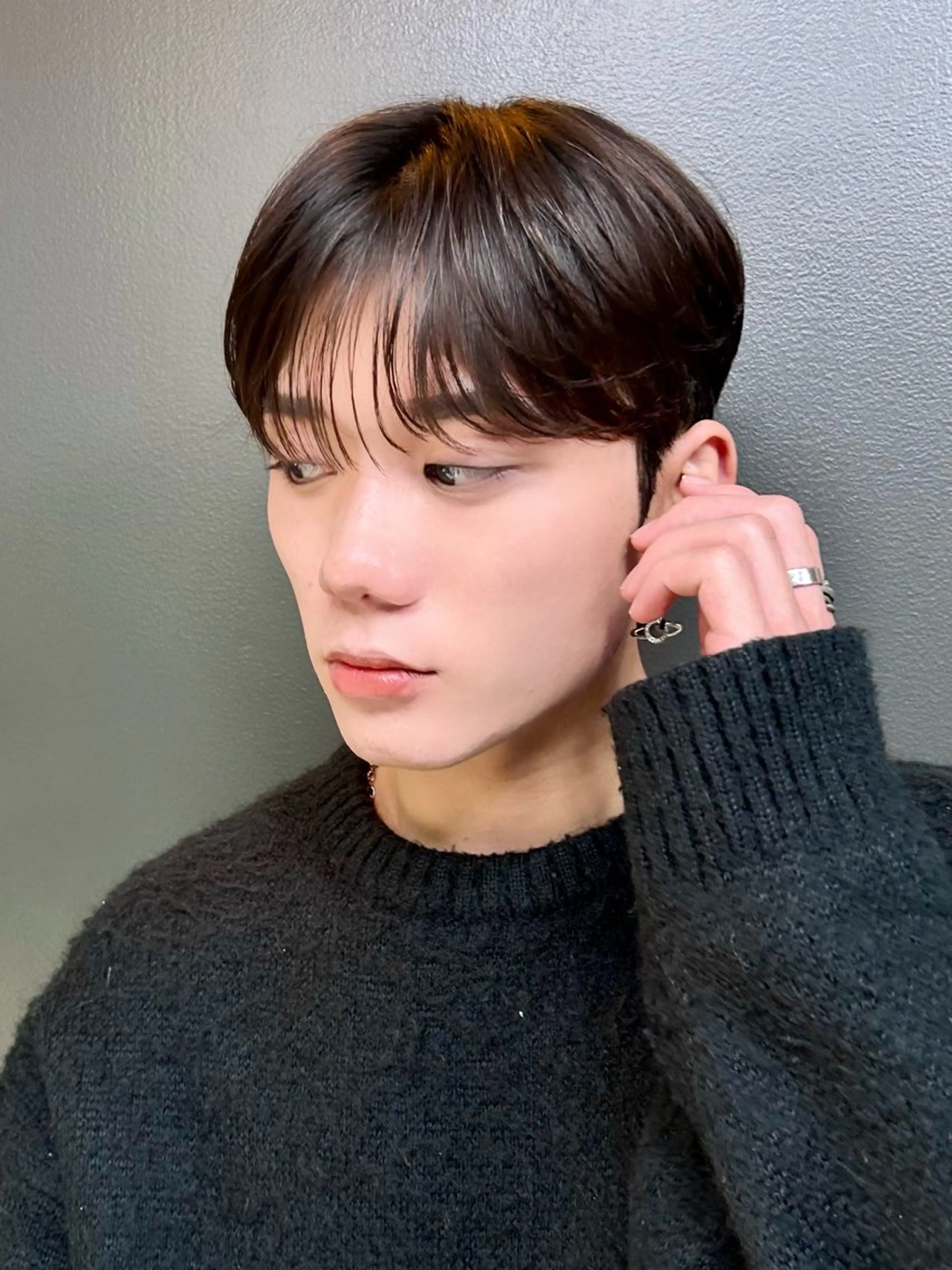 ミディアム パーマ メンズ 曲がる縮毛矯正 メンズ特化/鈴木美璃のヘアスタイル