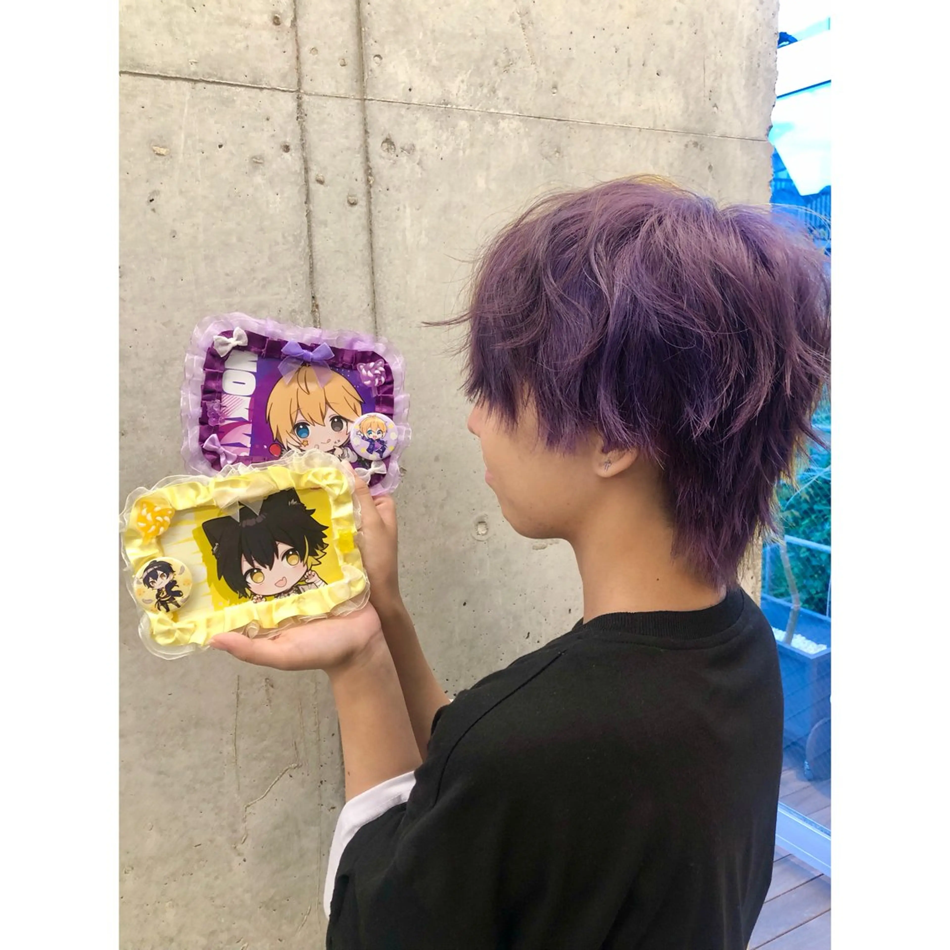 ショート カラー 推しカラー✨ オタク美容師ユウカのヘアスタイル