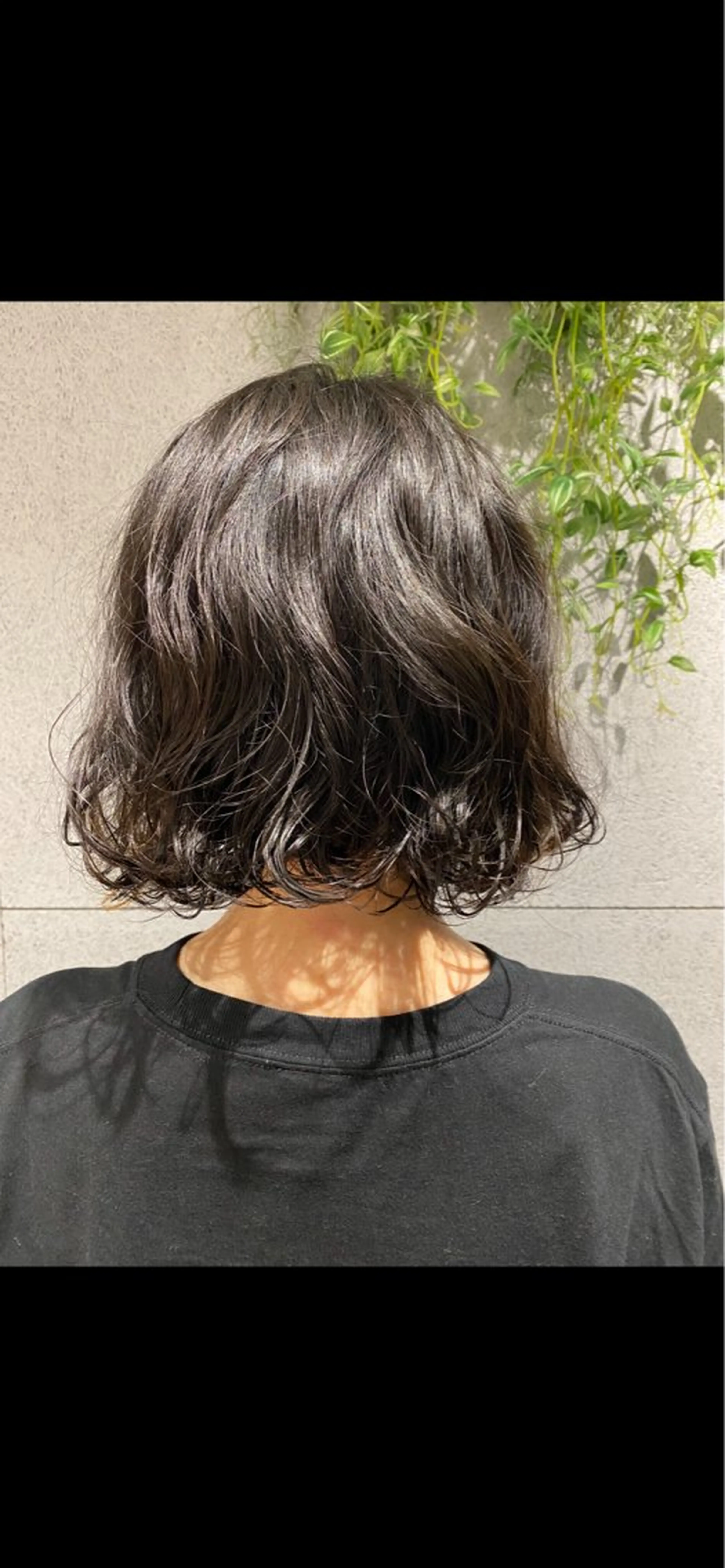 ミディアム パーマ ミディアムパーマ ボブ ニュアンスパーマ Nakashima Akiのヘアスタイル