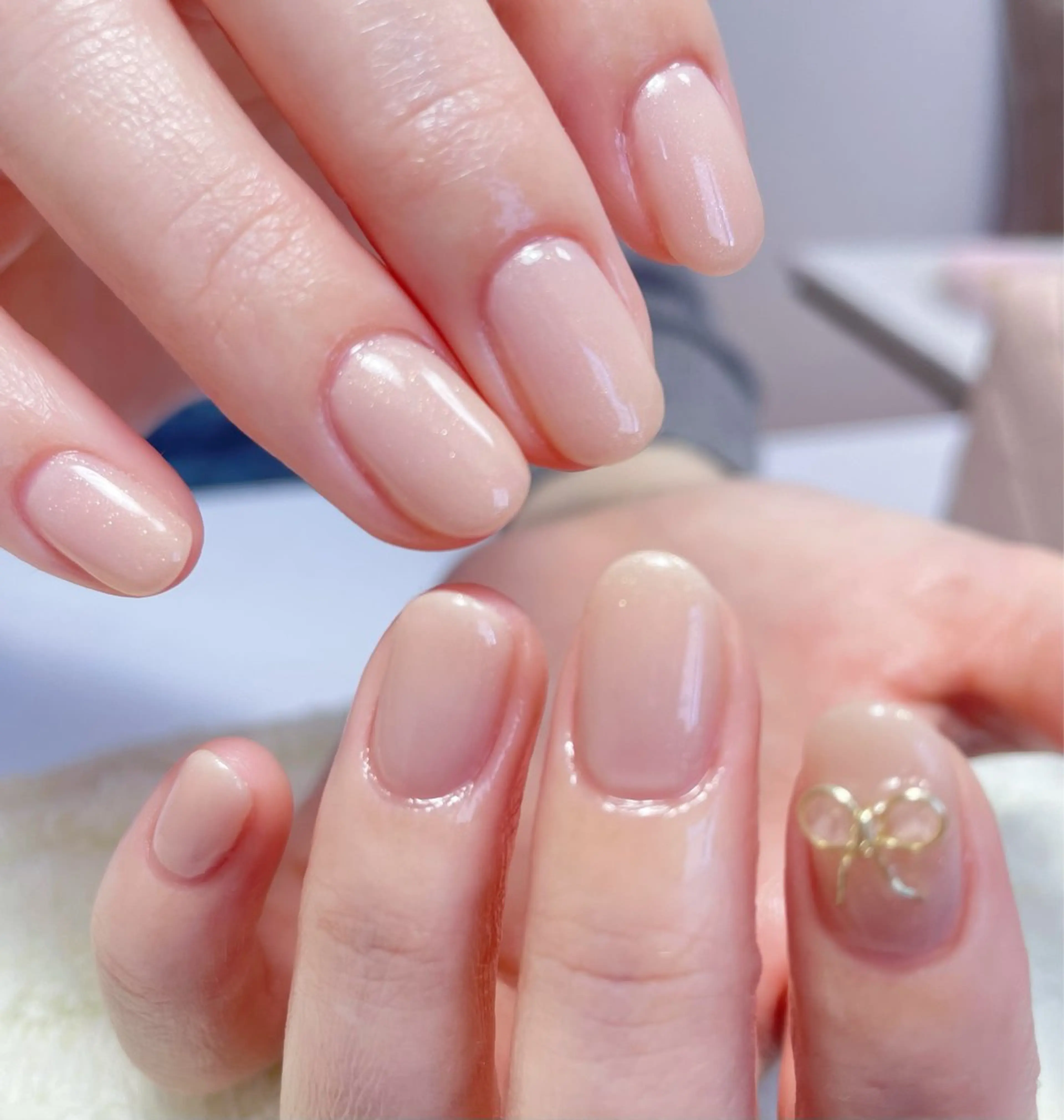 ネイル オフィスネイル ワンカラーネイル シンプルネイル ハンドネイル Chicchi 加茂宮駅徒歩3分のネイルデザイン