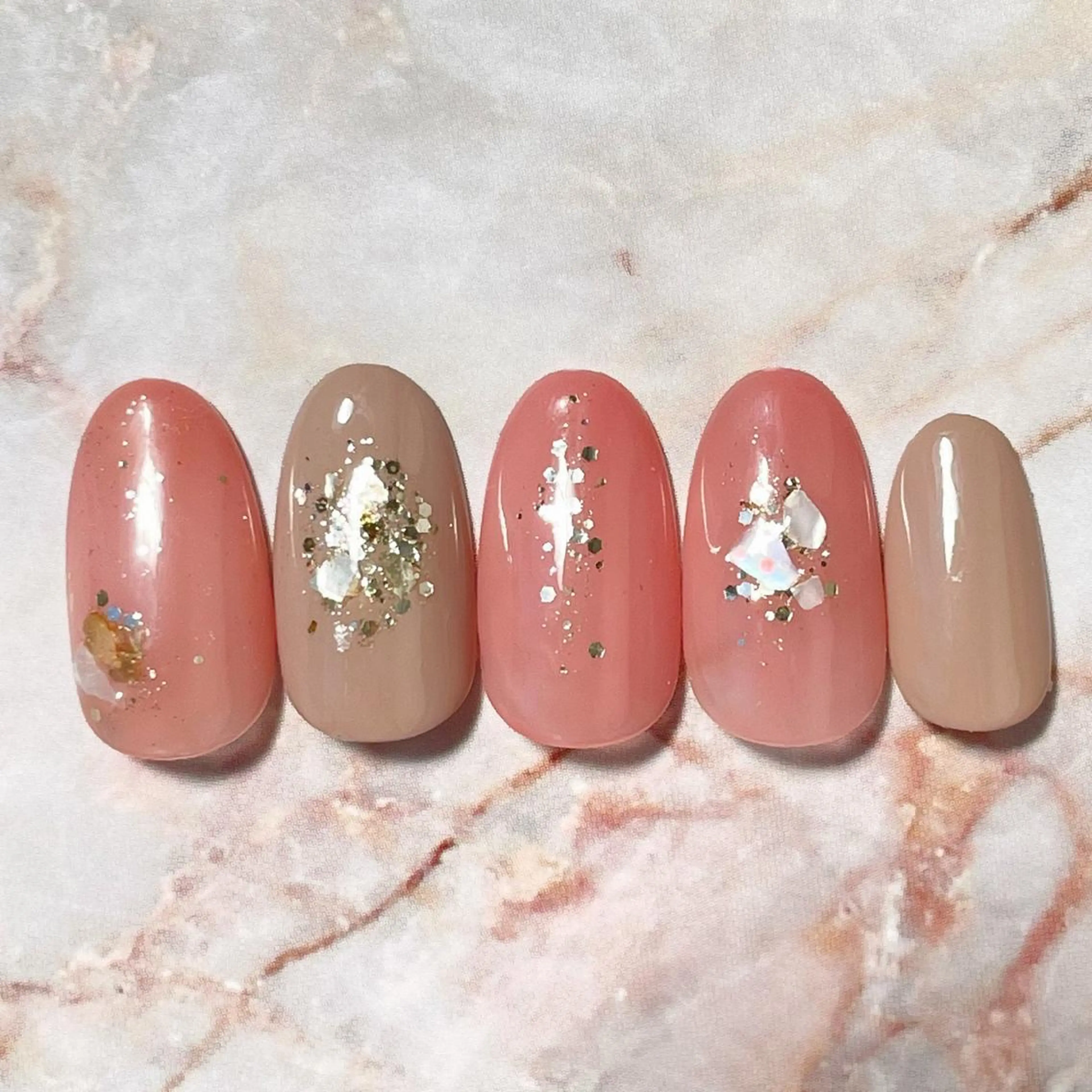 ミディアム Lety total beautyのネイルデザイン