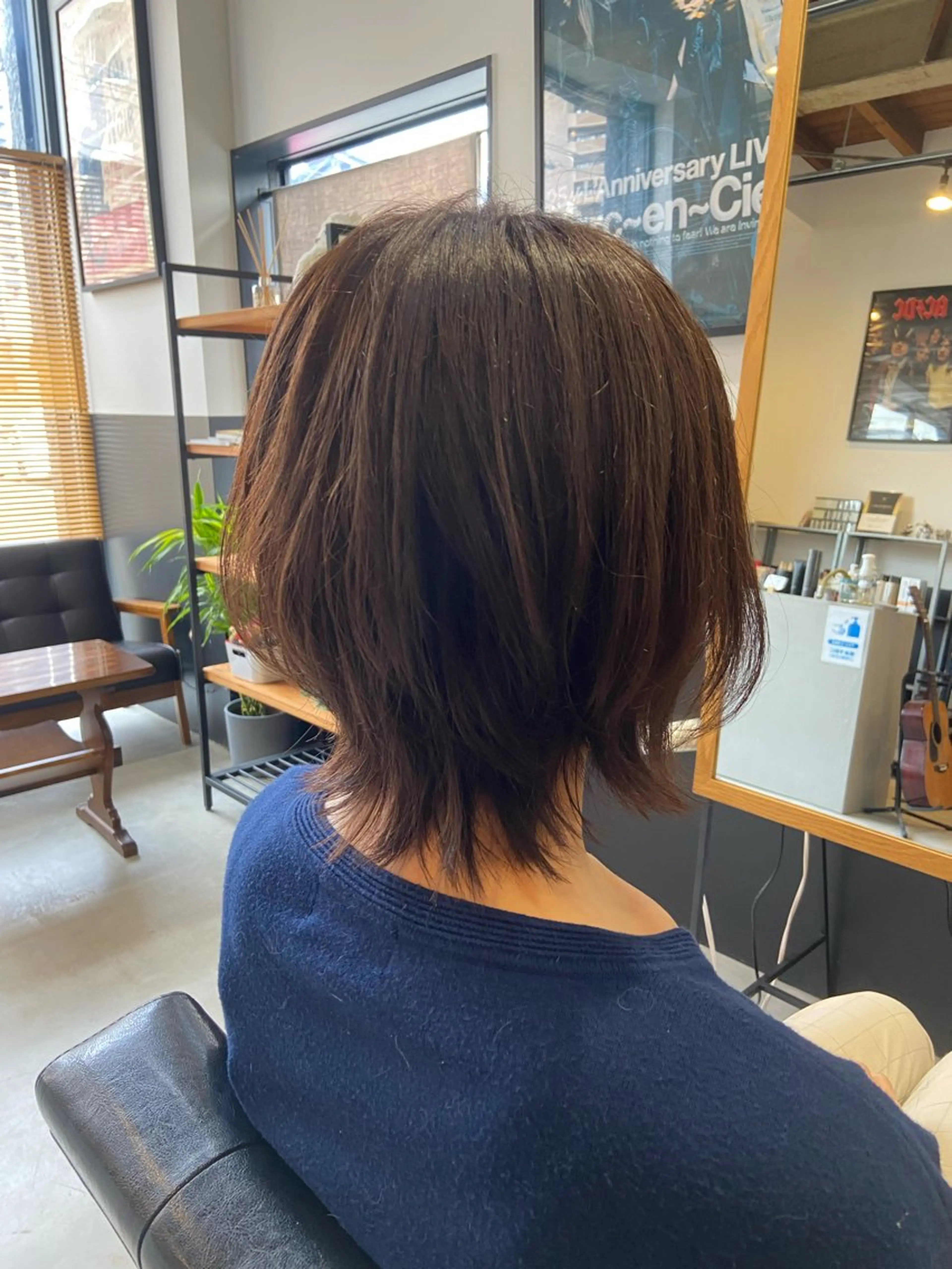 ミディアム レイヤーカット ウルフカット カット ヘアカラー hair salon TOKUNAGA所属・💫縮毛矯正/ カット💫徳永あい子のヘアスタイル