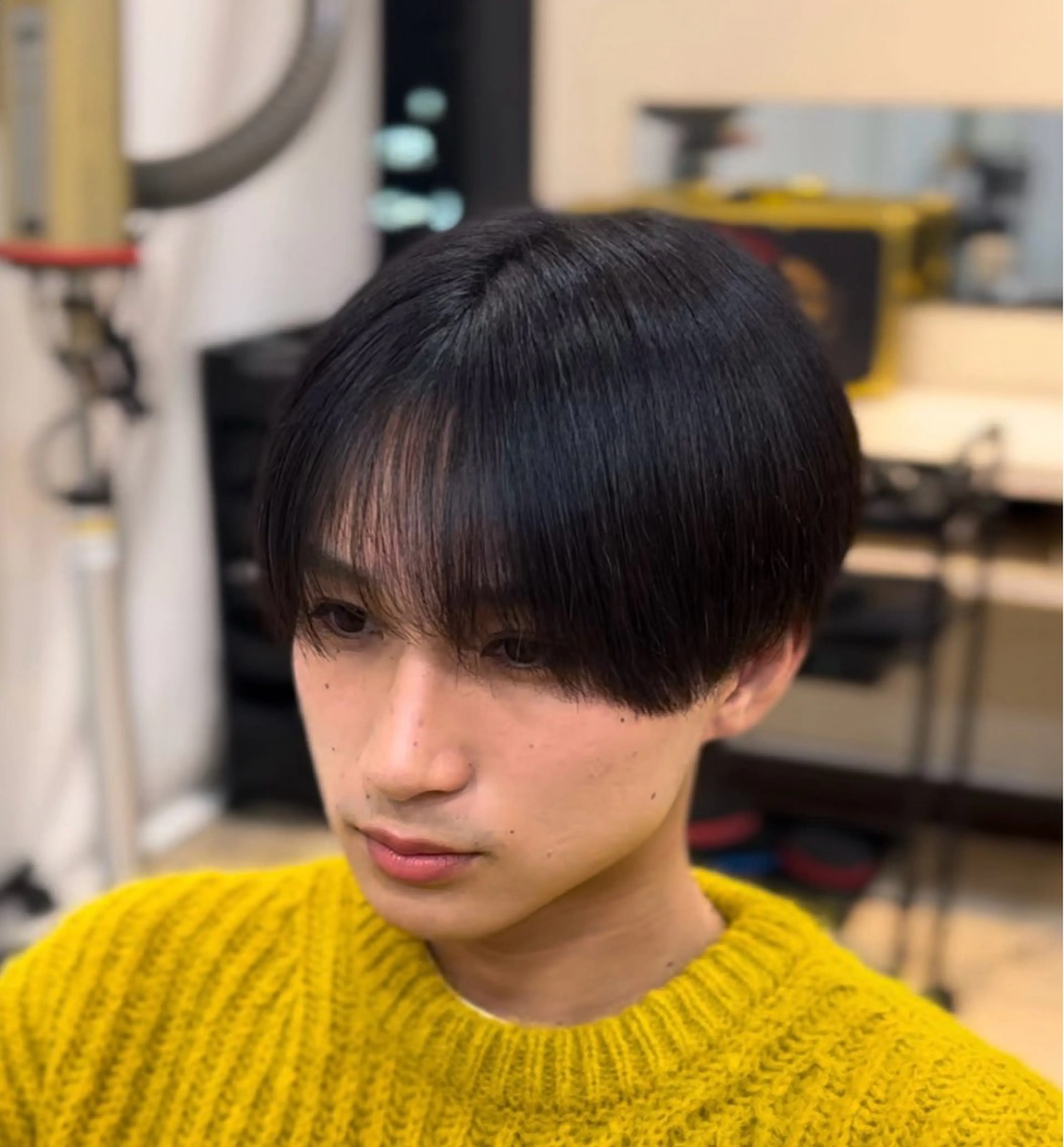 【12月新規様限定価格ナチュラル縮毛矯正】メンズカット＋美髪縮毛矯正＋トリートメントの写真