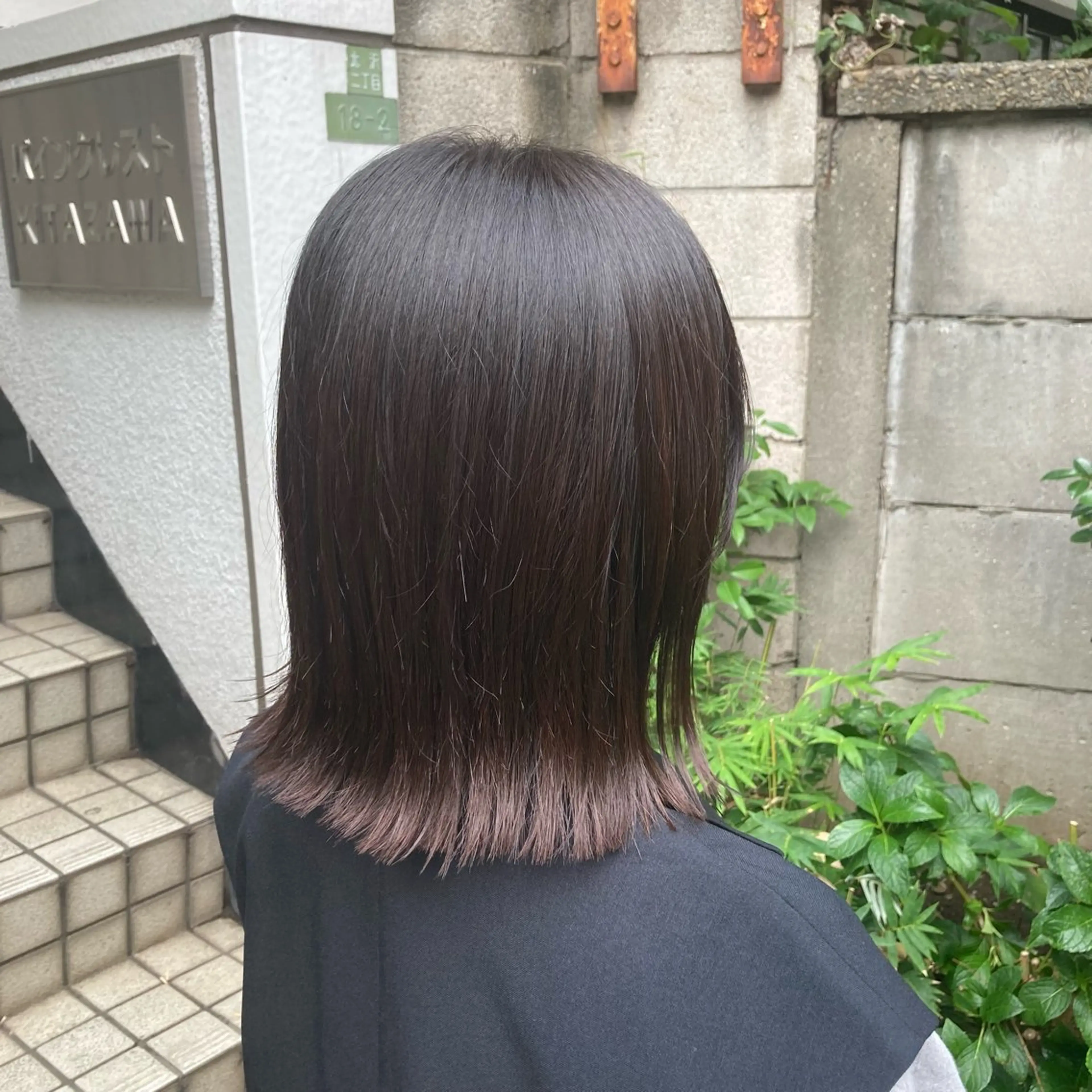 ミディアム カラー 外ハネヘア 佐藤 健のヘアスタイル