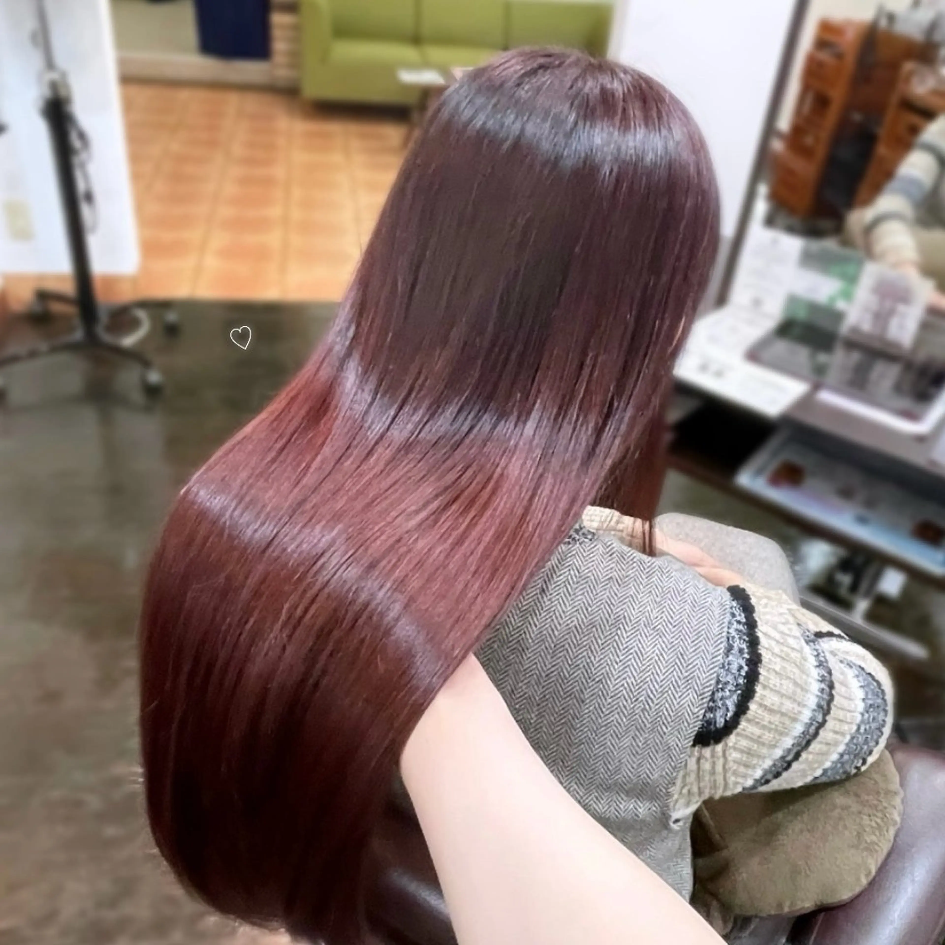 ロング カラー レッドカラー ヘアカラー nana ♡のヘアスタイル