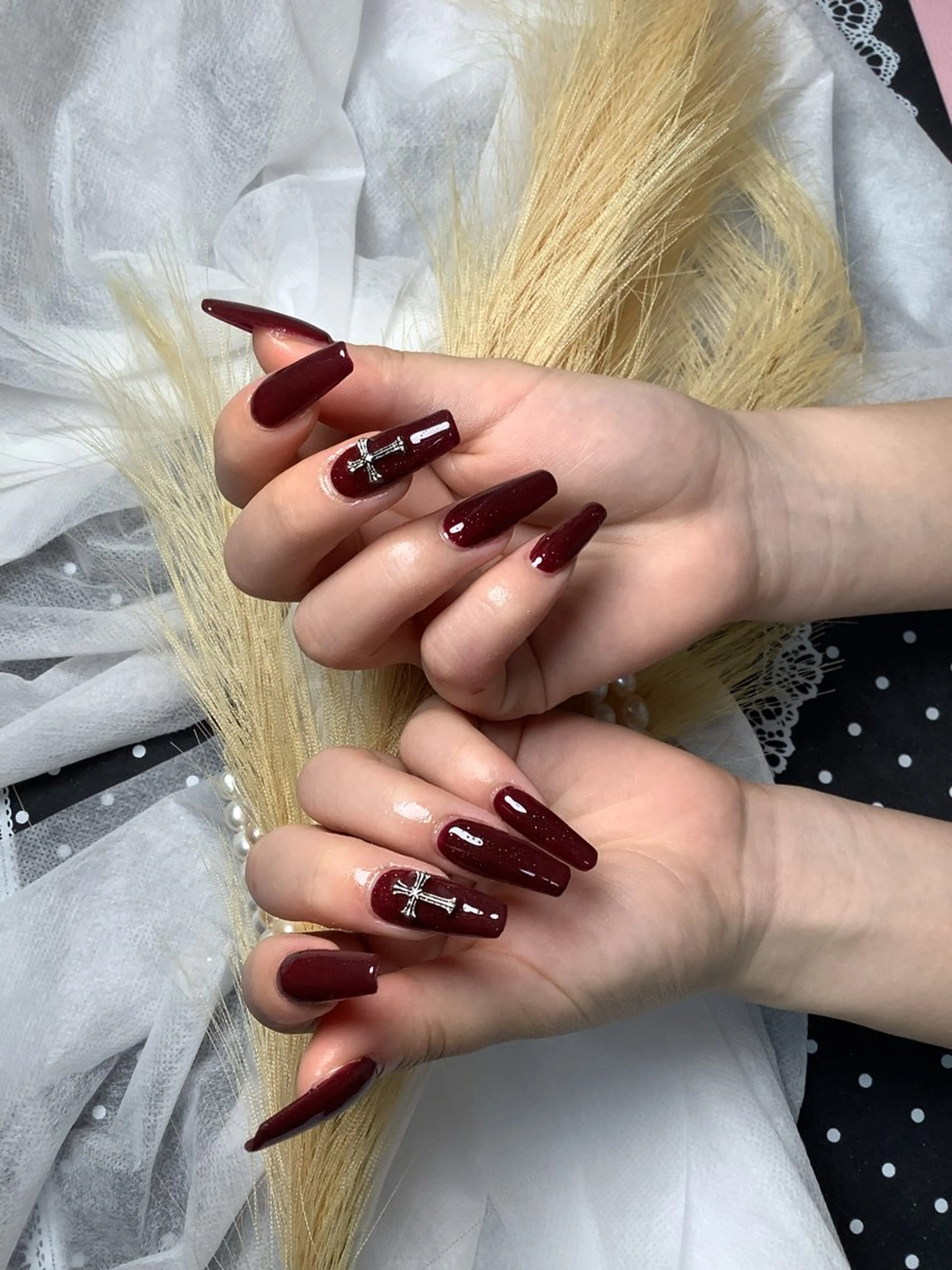 ネイル ハンドネイル ハンドケア pink ladyサロン所属・べ にのネイルデザイン