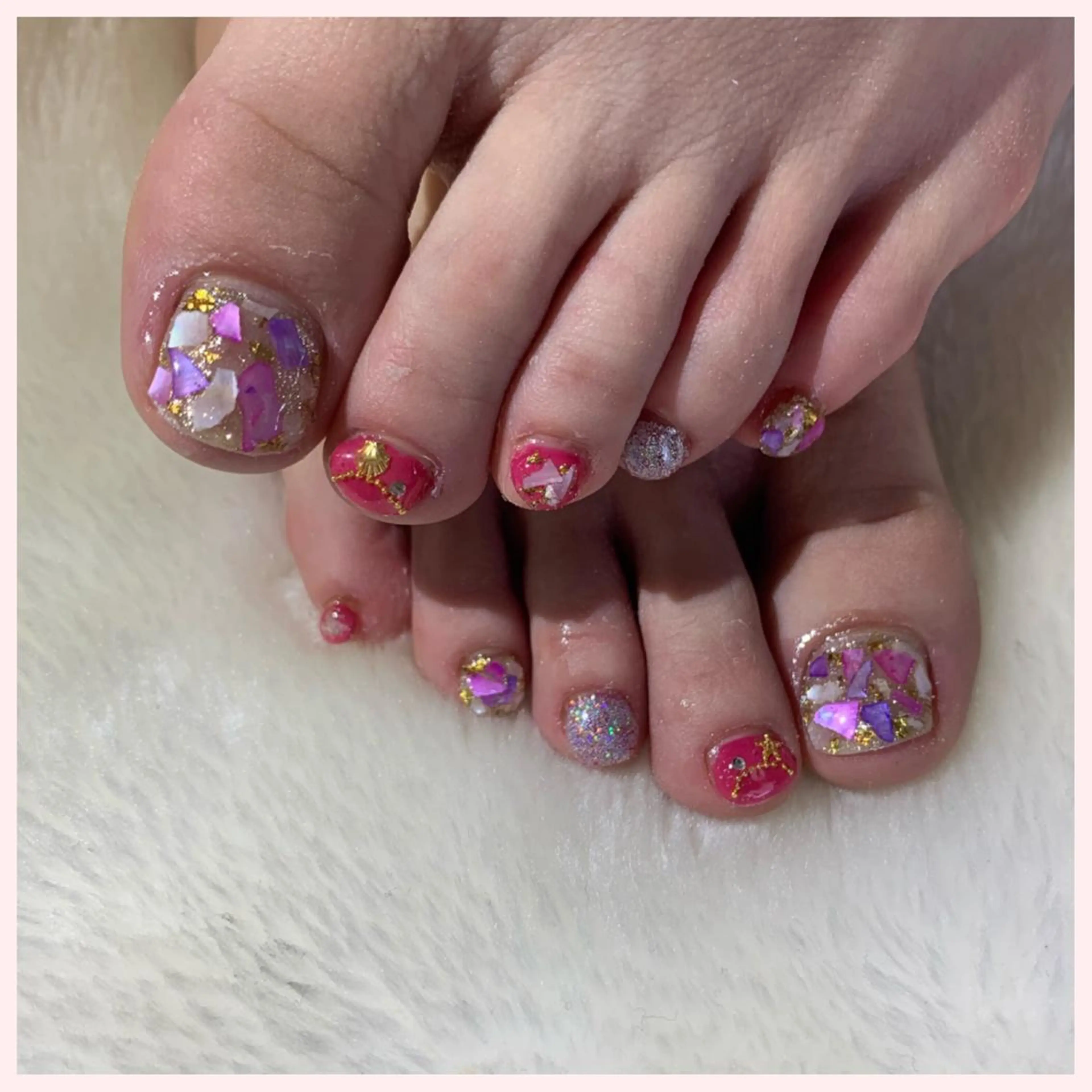 ネイル フットネイル Ogasawara Tokikaのネイルデザイン