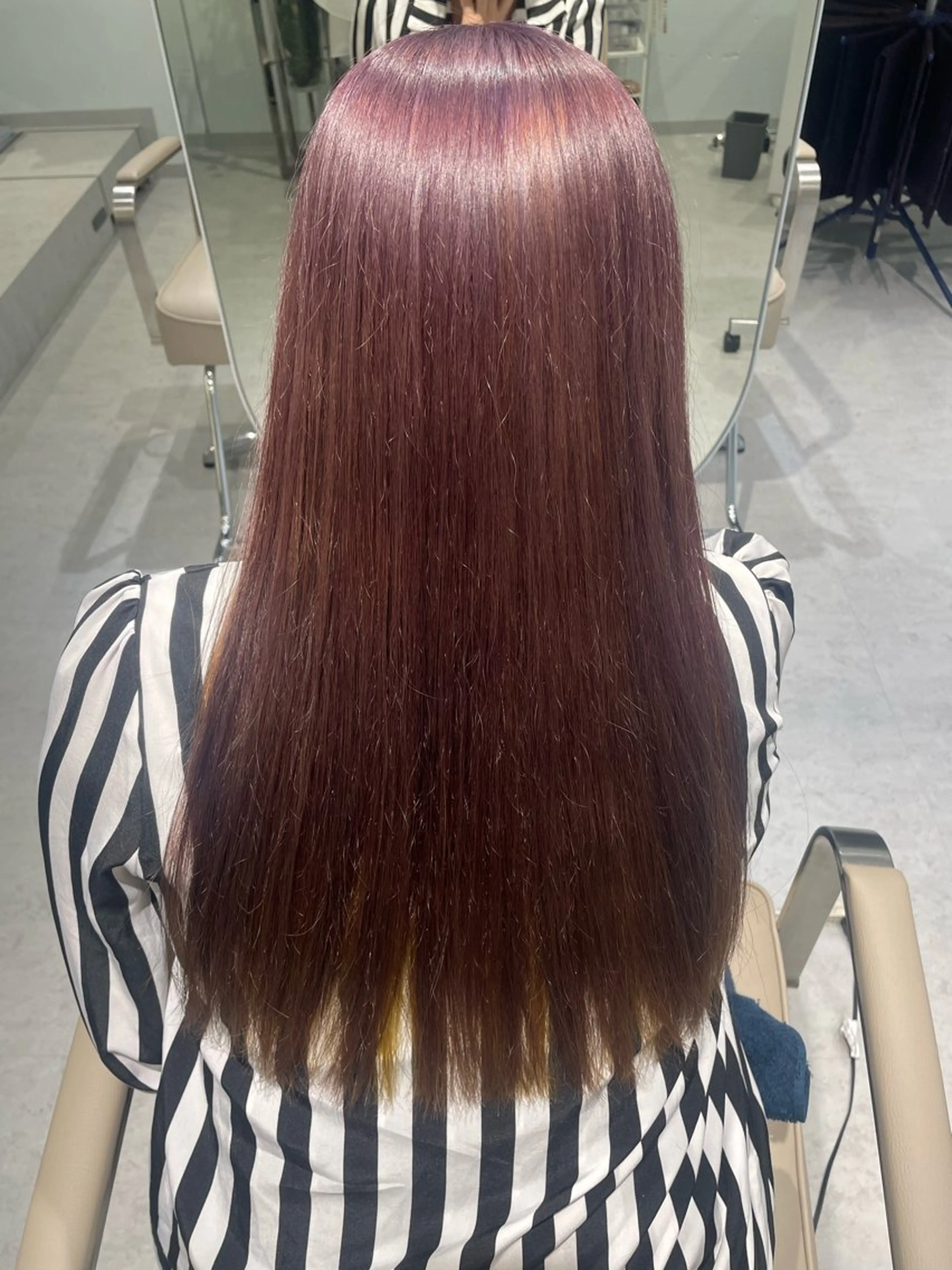 ロング 村上 奈乃果のヘアスタイル