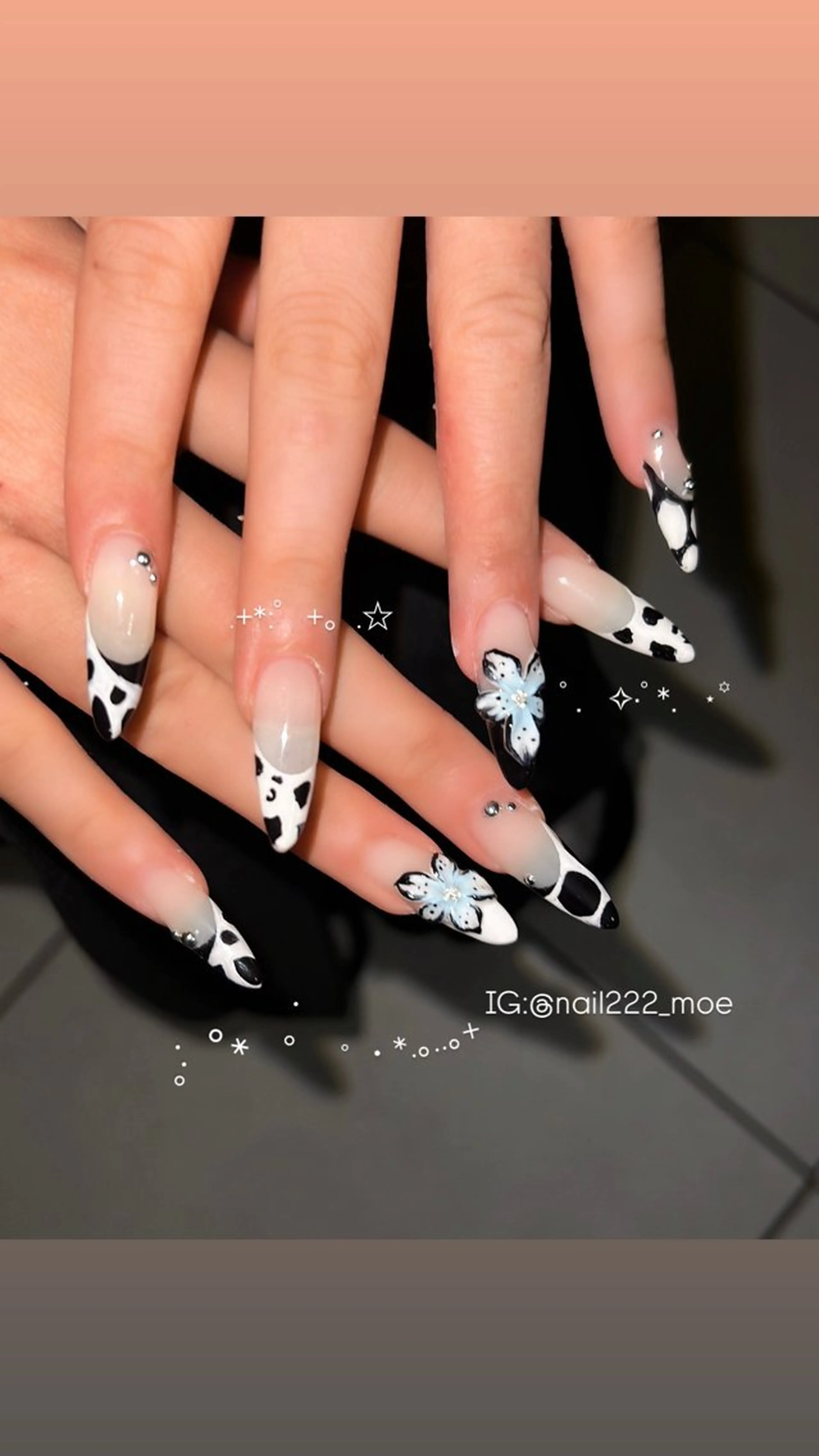 ネイル ハンドネイル ⟡.*222⋰˚☆ MöEのネイルデザイン