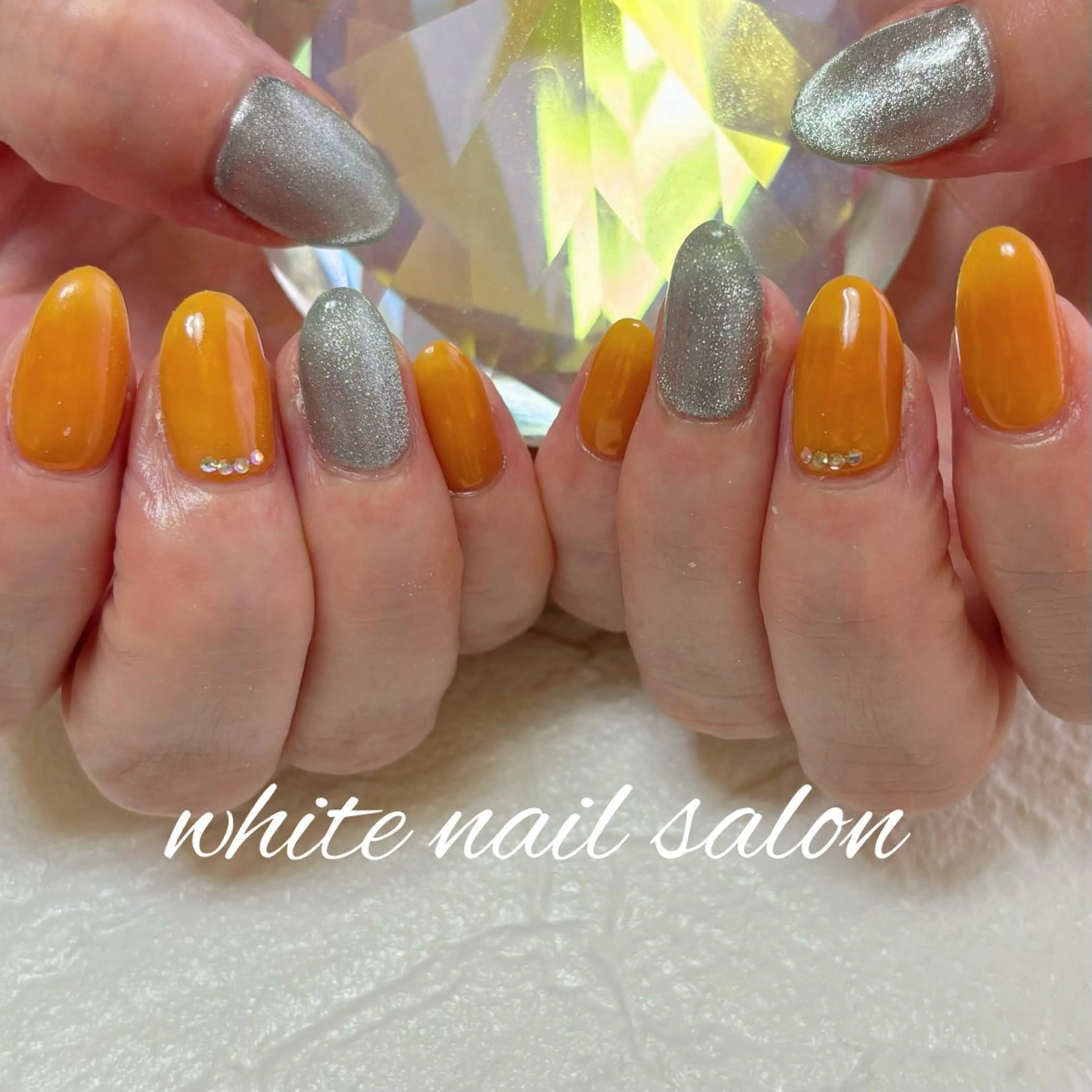 ネイル ホワイト ハンドネイル white nail salonのネイルデザイン
