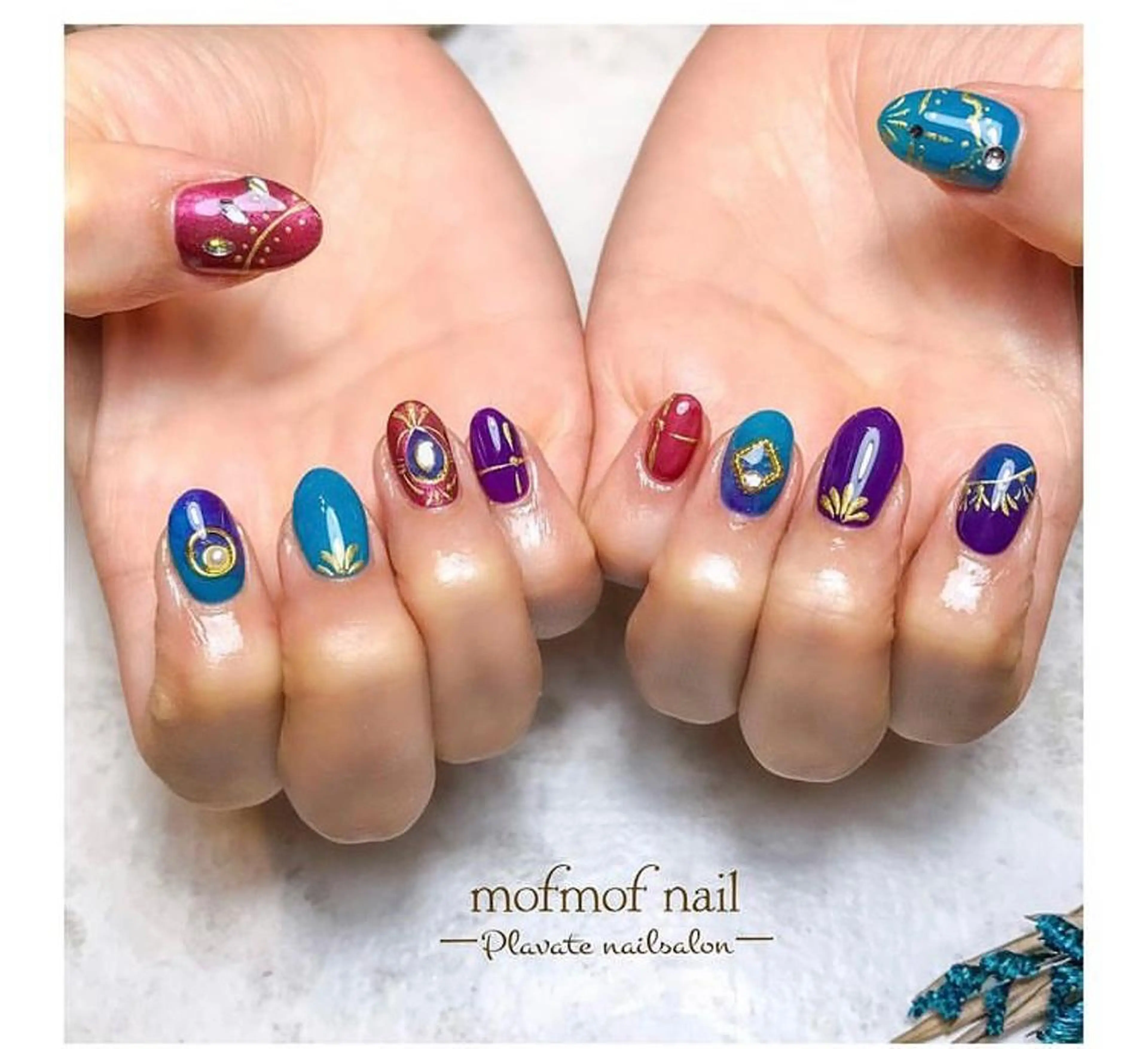 ネイル mofmofnail 🌿shimizuのネイルデザイン