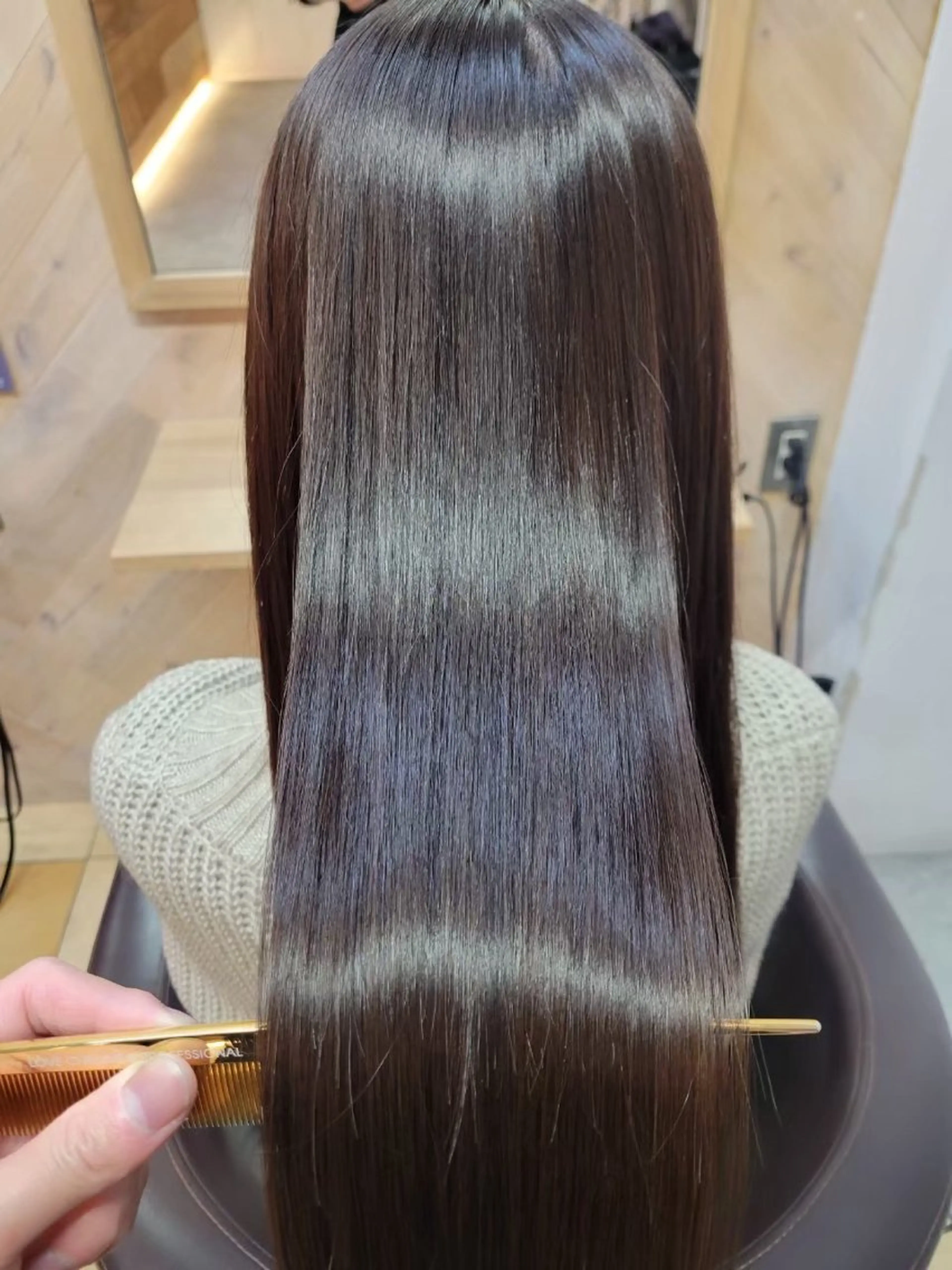 ロング 熊谷 有紗のヘアスタイル