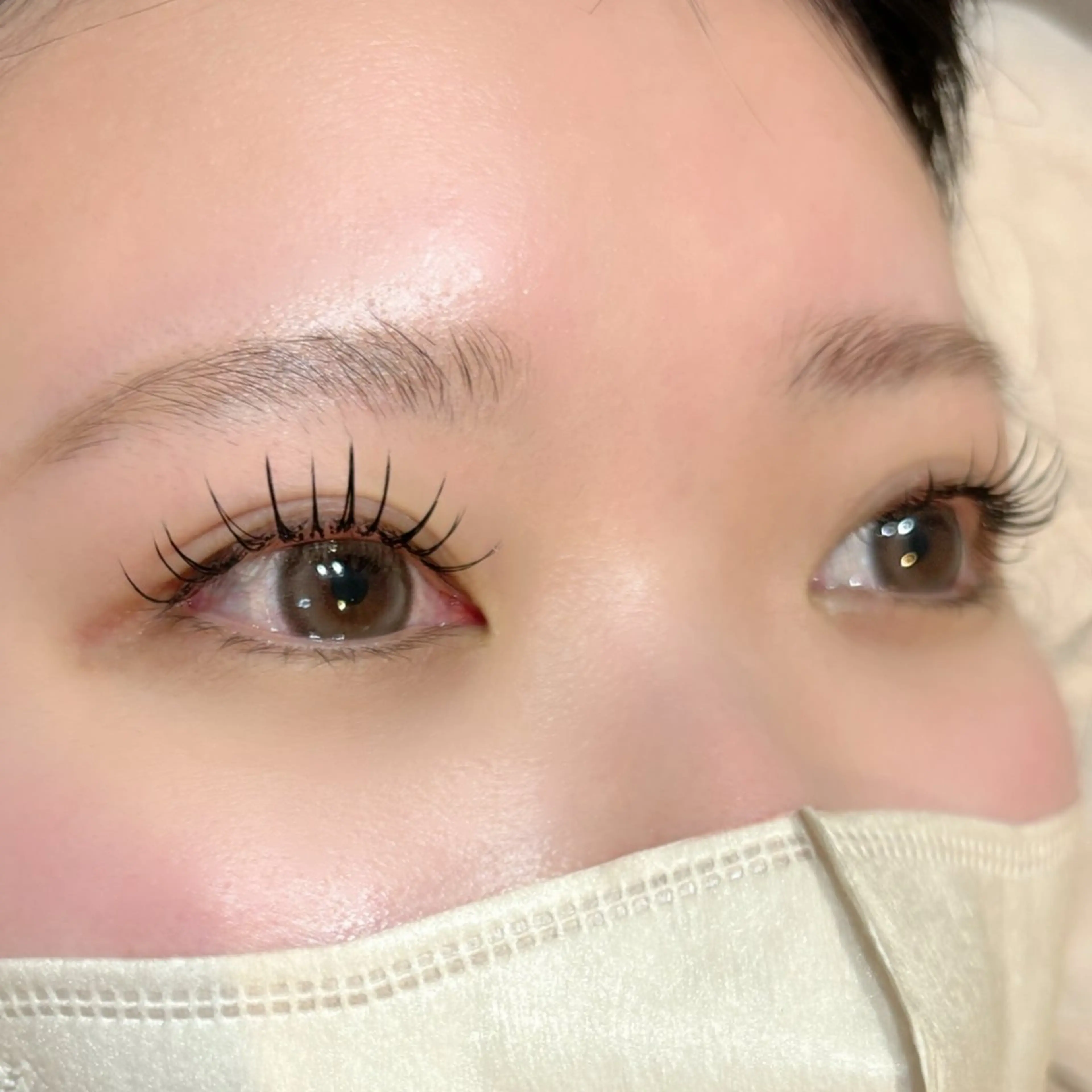 マツエク・マツパ 束感まつ毛 フラットラッシュ マツエク EYELA大宮西口店 KAWAKAMIのマツエク・マツパデザイン