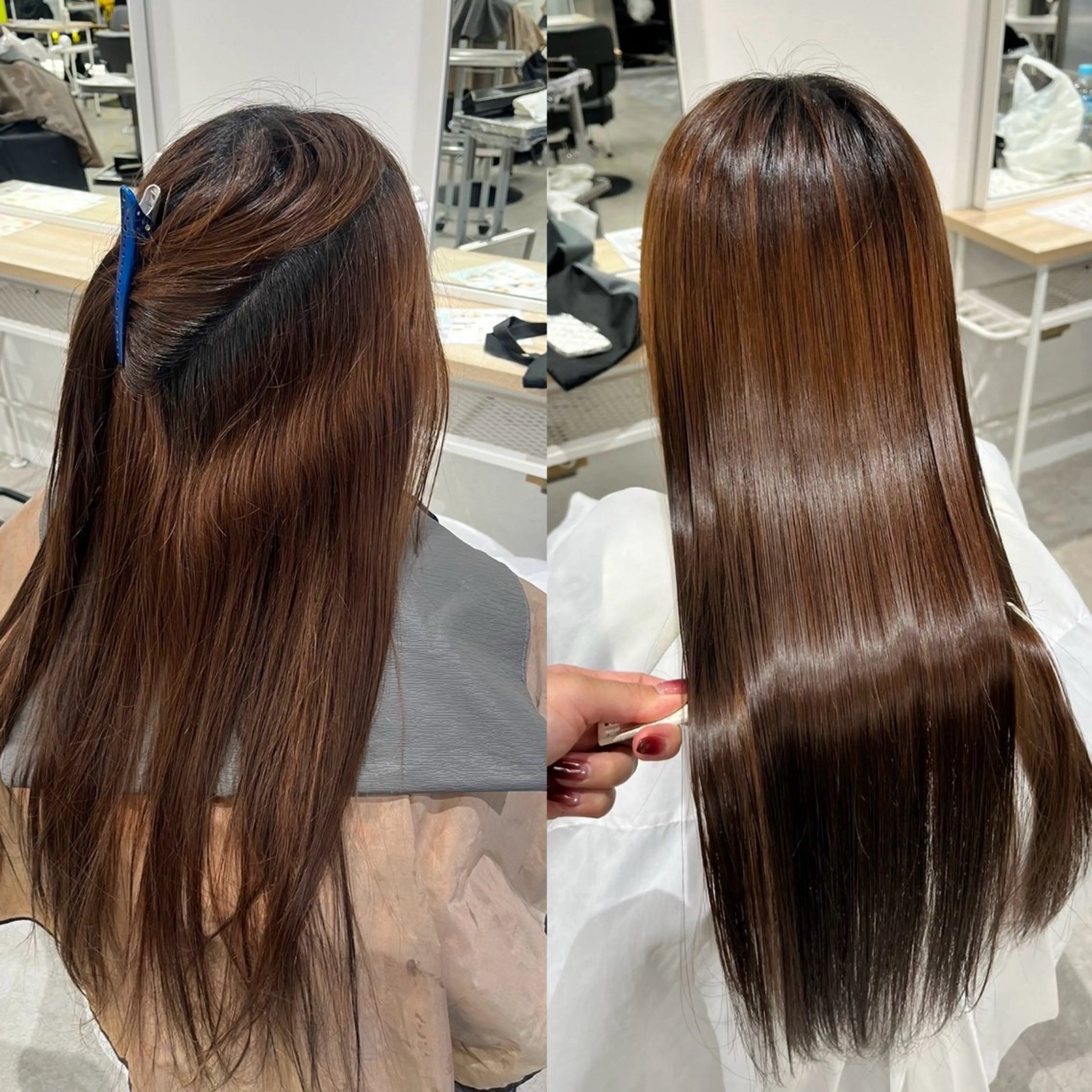 ロング 縮毛矯正 メンズ/ボブ/パーマ /くるみのマツエク・マツパデザイン