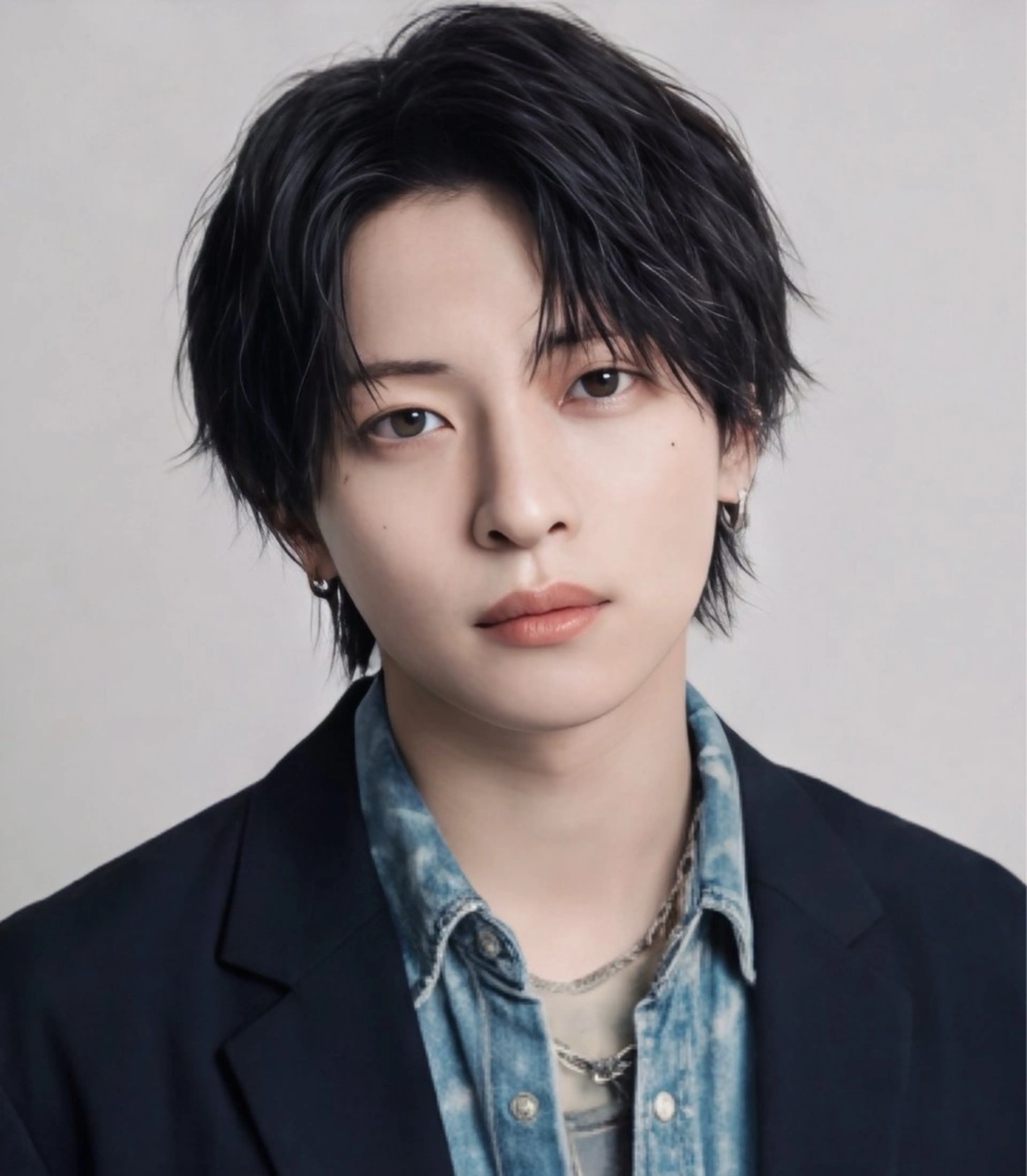 ショート メンズ センターパート コンマヘア ダウンパーマ フェザーパーマ カルマパーマ カット 【F.O.F】大野航 似合わせカットのヘアスタイル