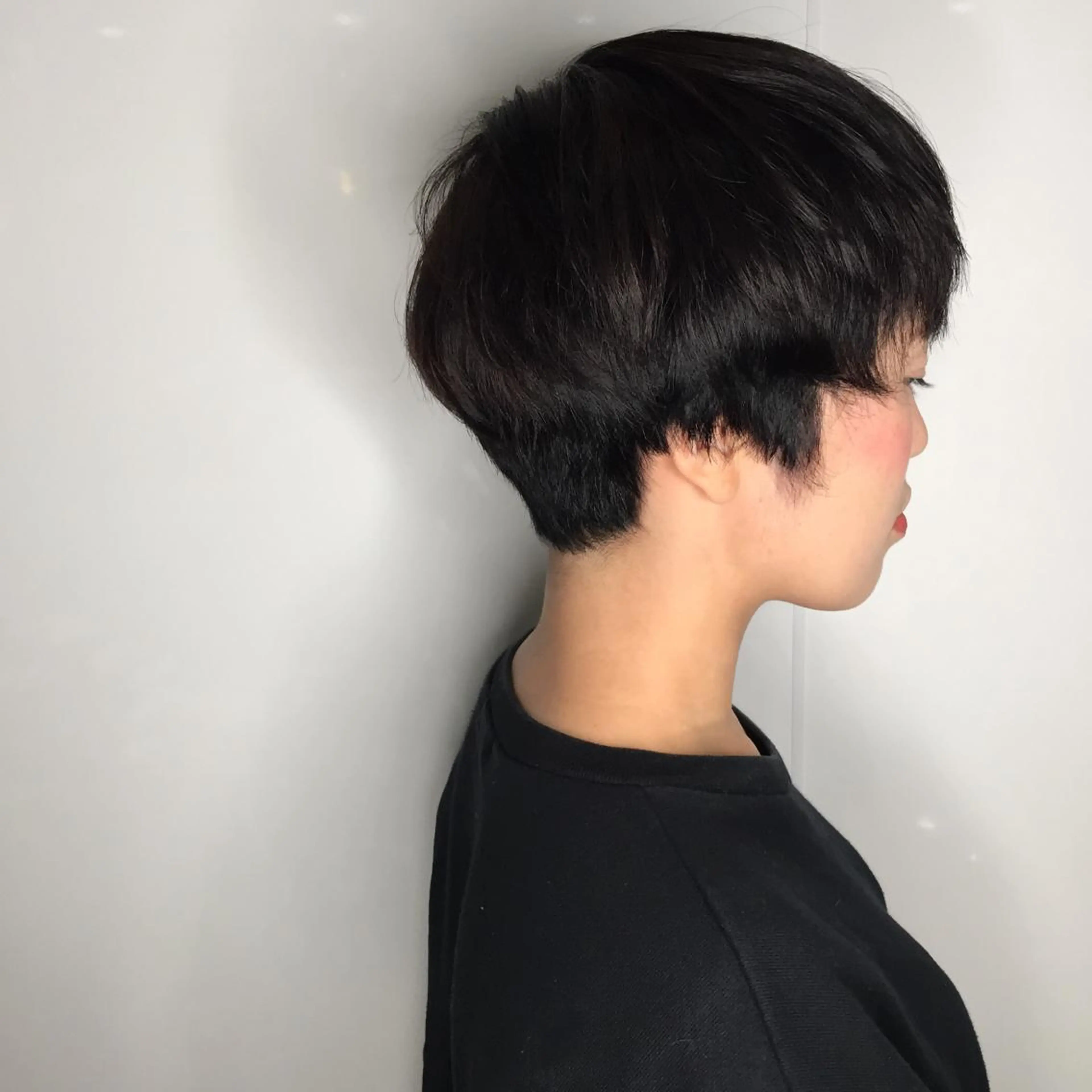 ショート カラー ハイトーンカラー ボブ ショートヘア AMI ウルフパーマ/メンズのヘアスタイル