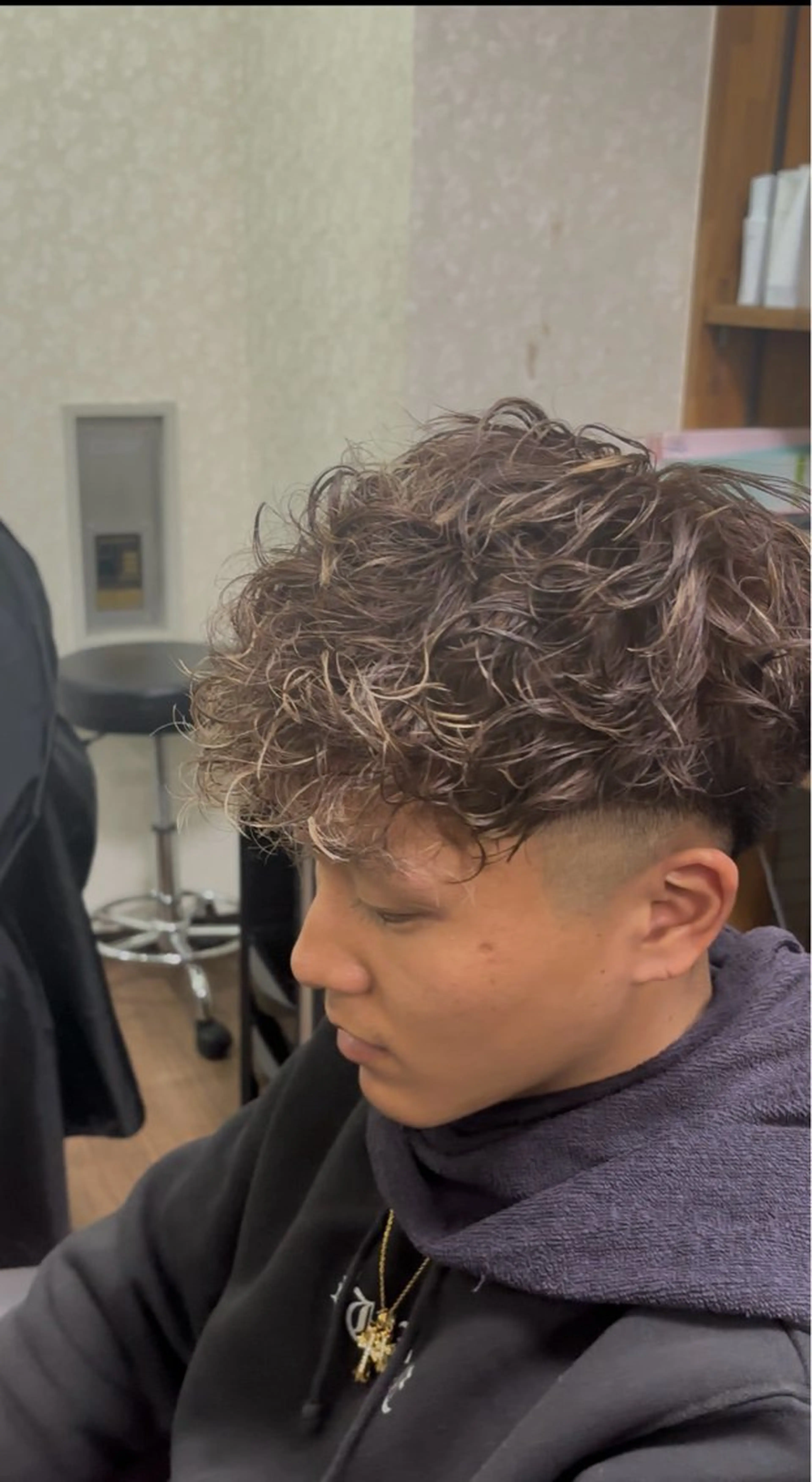 ショート パーマ メンズ 椎名 翔琉のヘアスタイル