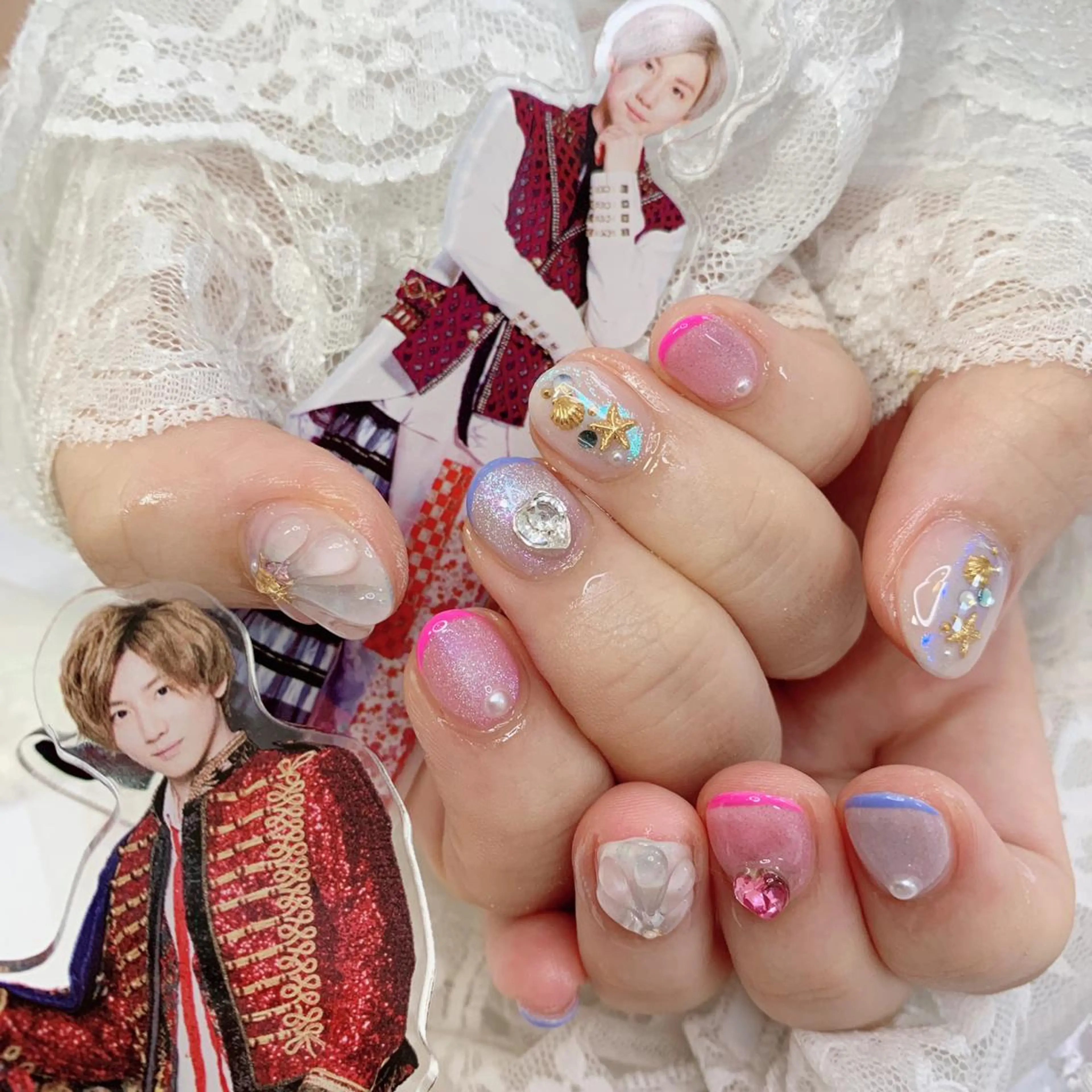 ネイル ハンドネイル La neige* yuki 🥯🍑のネイルデザイン