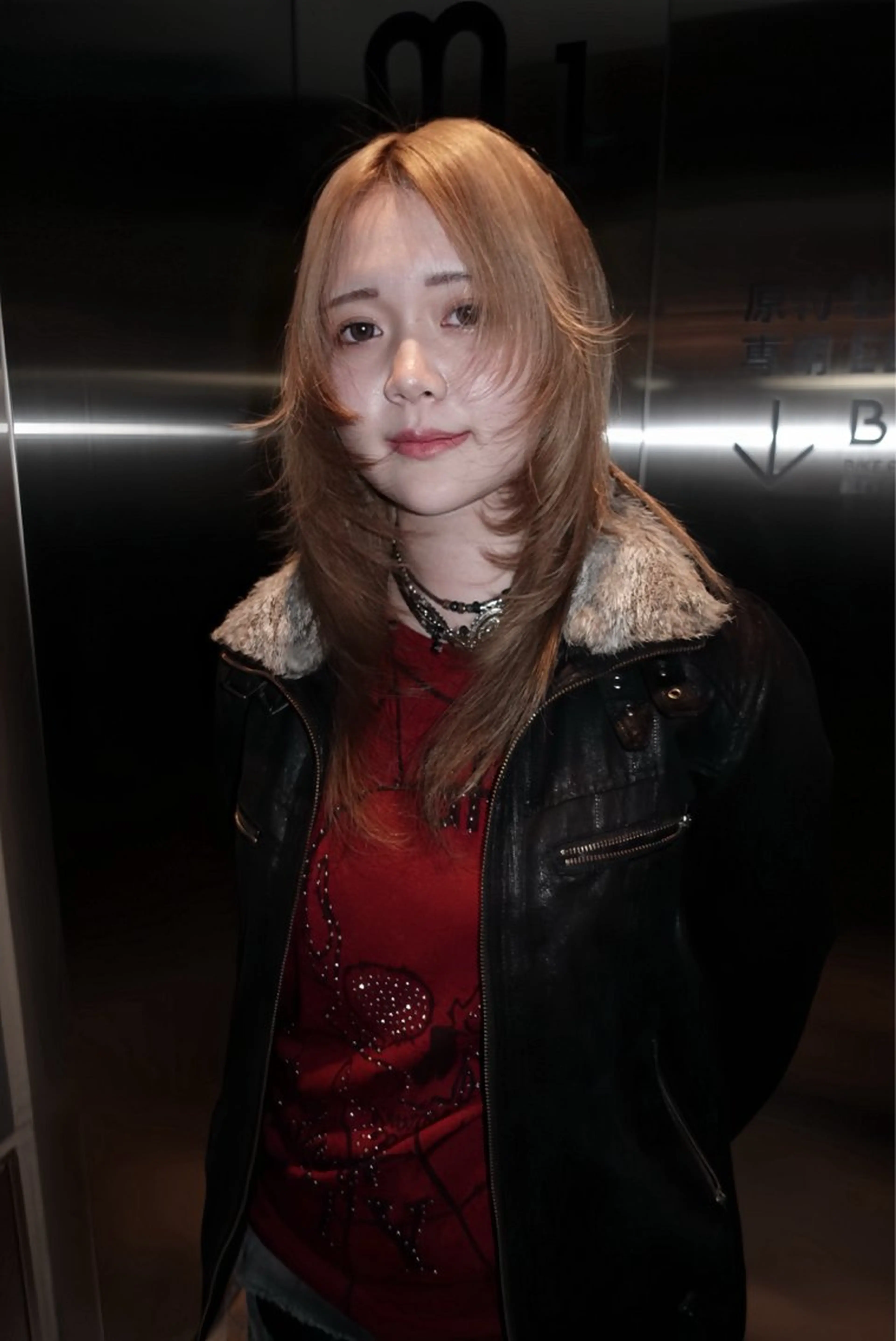 セミロング カット Null 表参道所属・岩下昂世/ ハイトーン/デザインのヘアスタイル