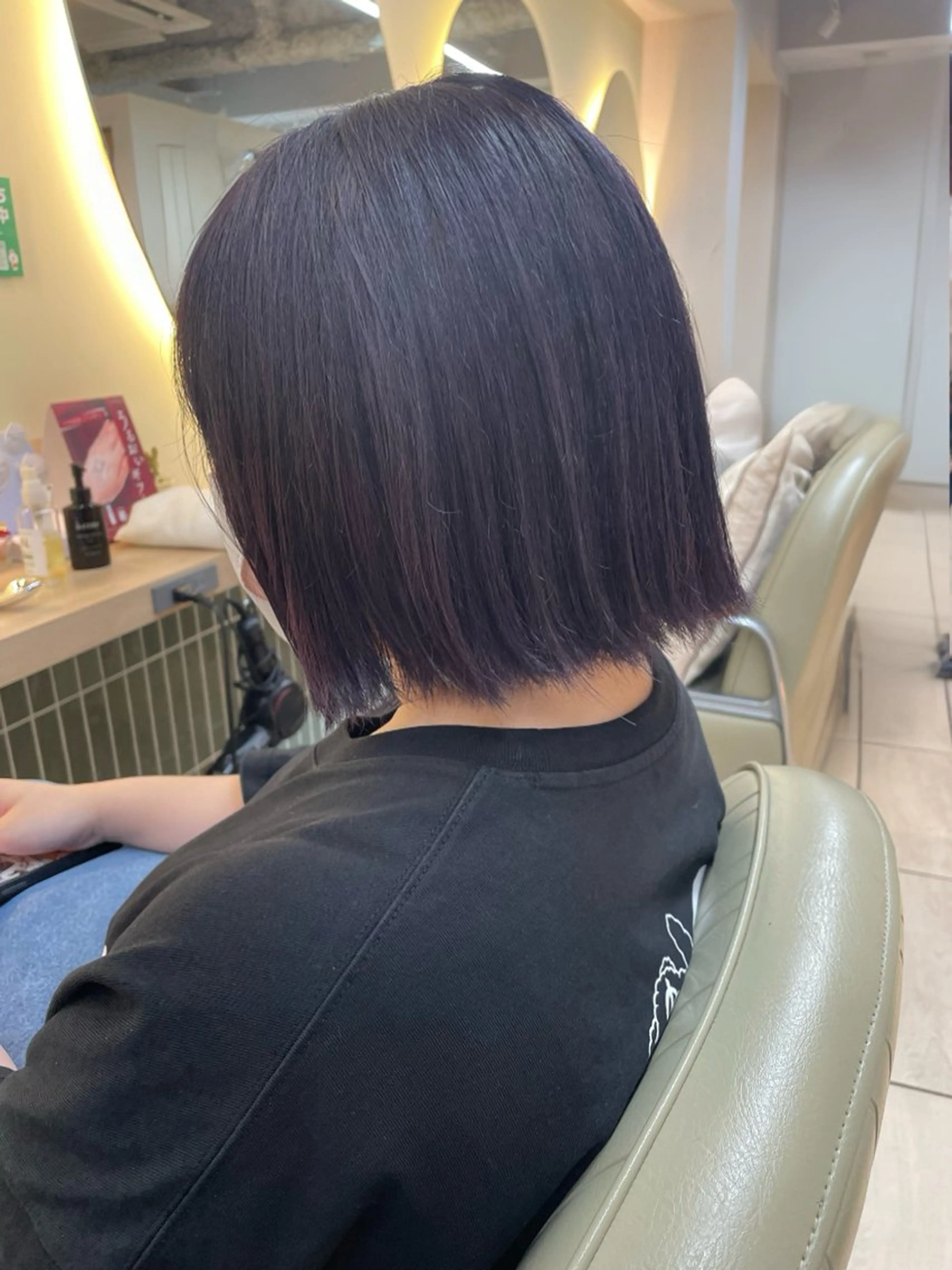 ショート カラー ベージュカラー 透明感カラー 韓国風カラー ラベンダーカラー ラベンダーピンク ヘアカラー Lian Tokyo所属・樋口 将輝のヘアスタイル