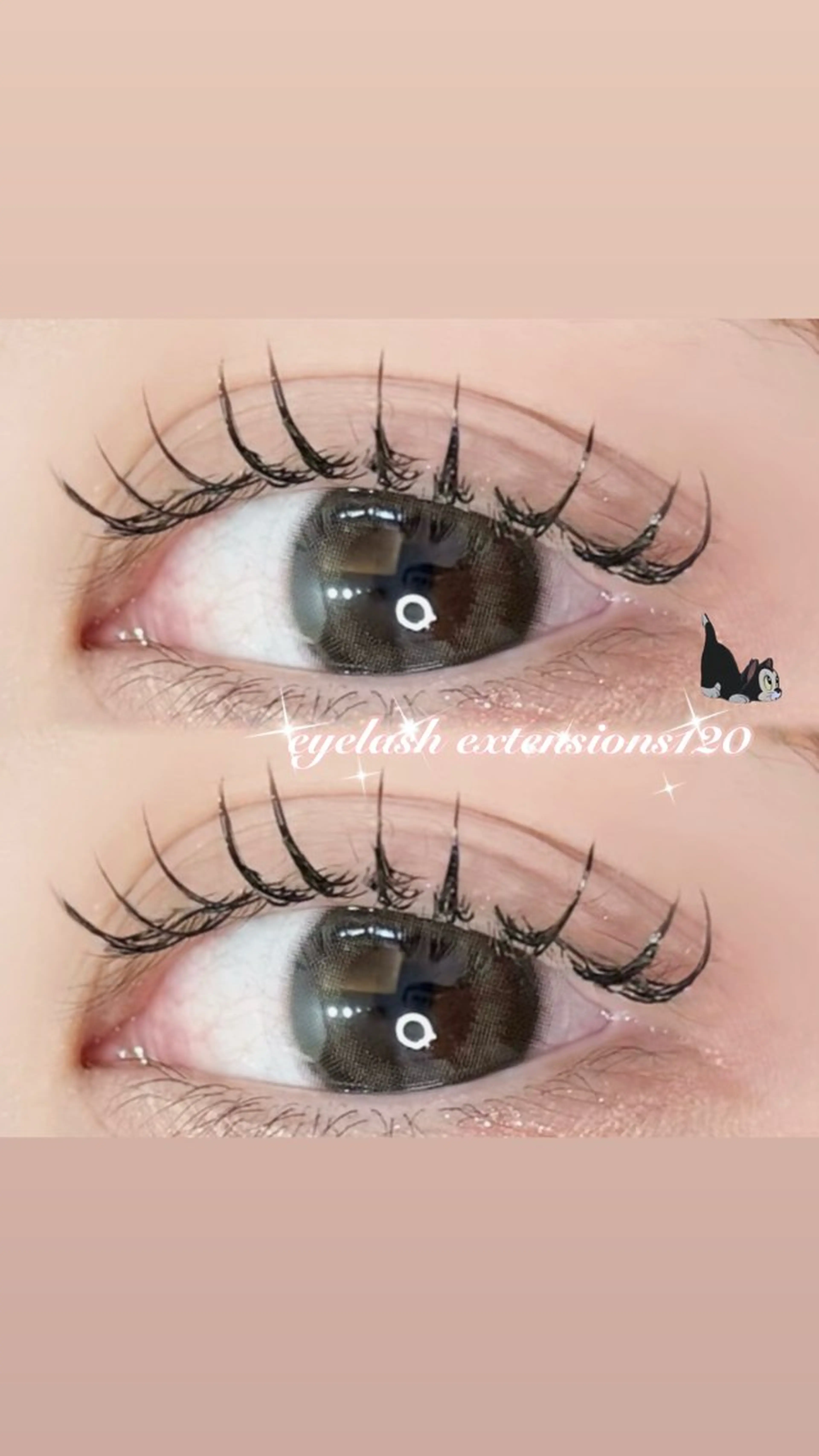 マツエク・マツパ 🎀re-born KOKORO🎀のマツエク・マツパデザイン