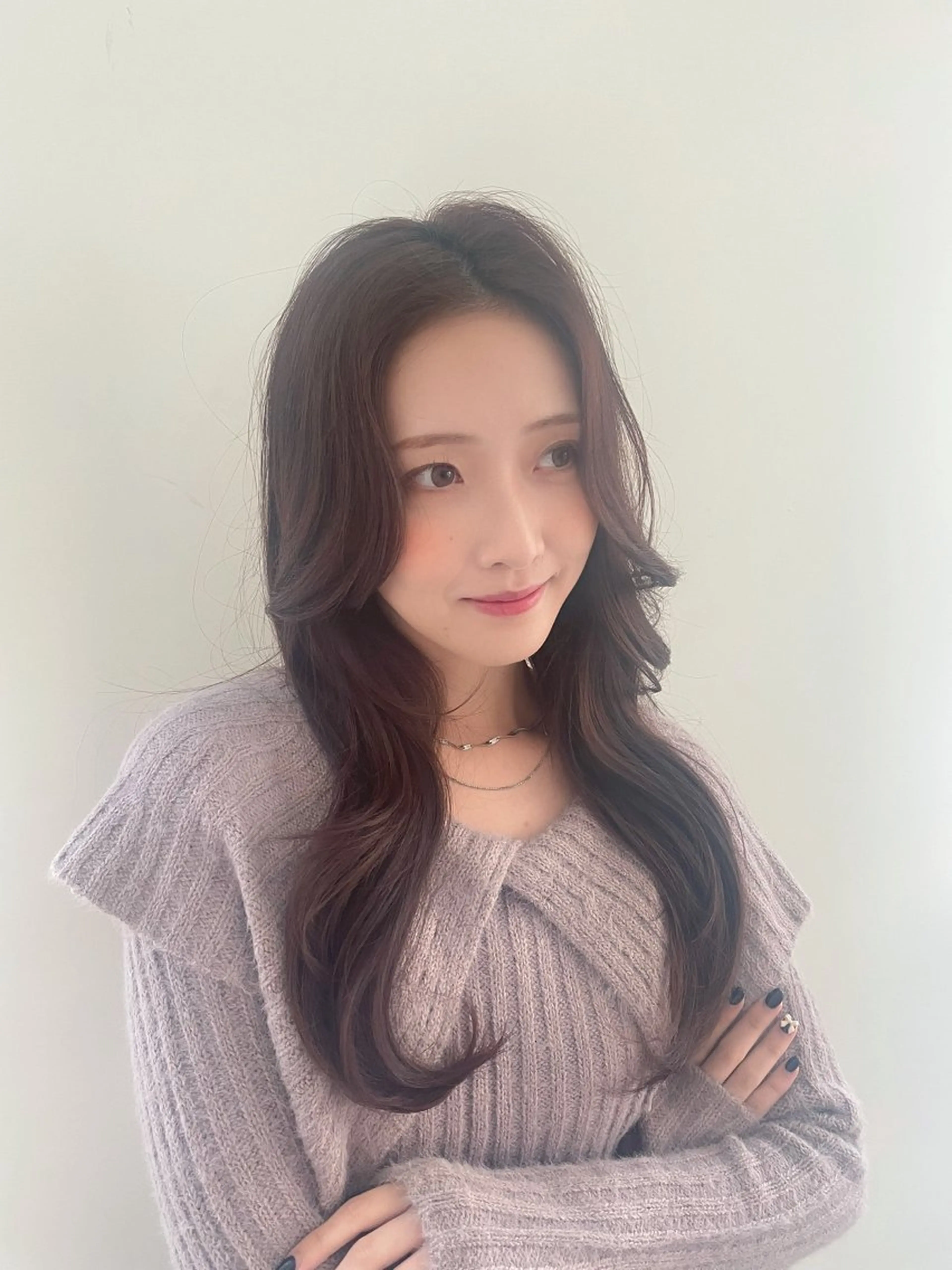 ロング 韓国風ヘア レイヤーカット トリートメント 💐宮坂 歩💐のヘアスタイル