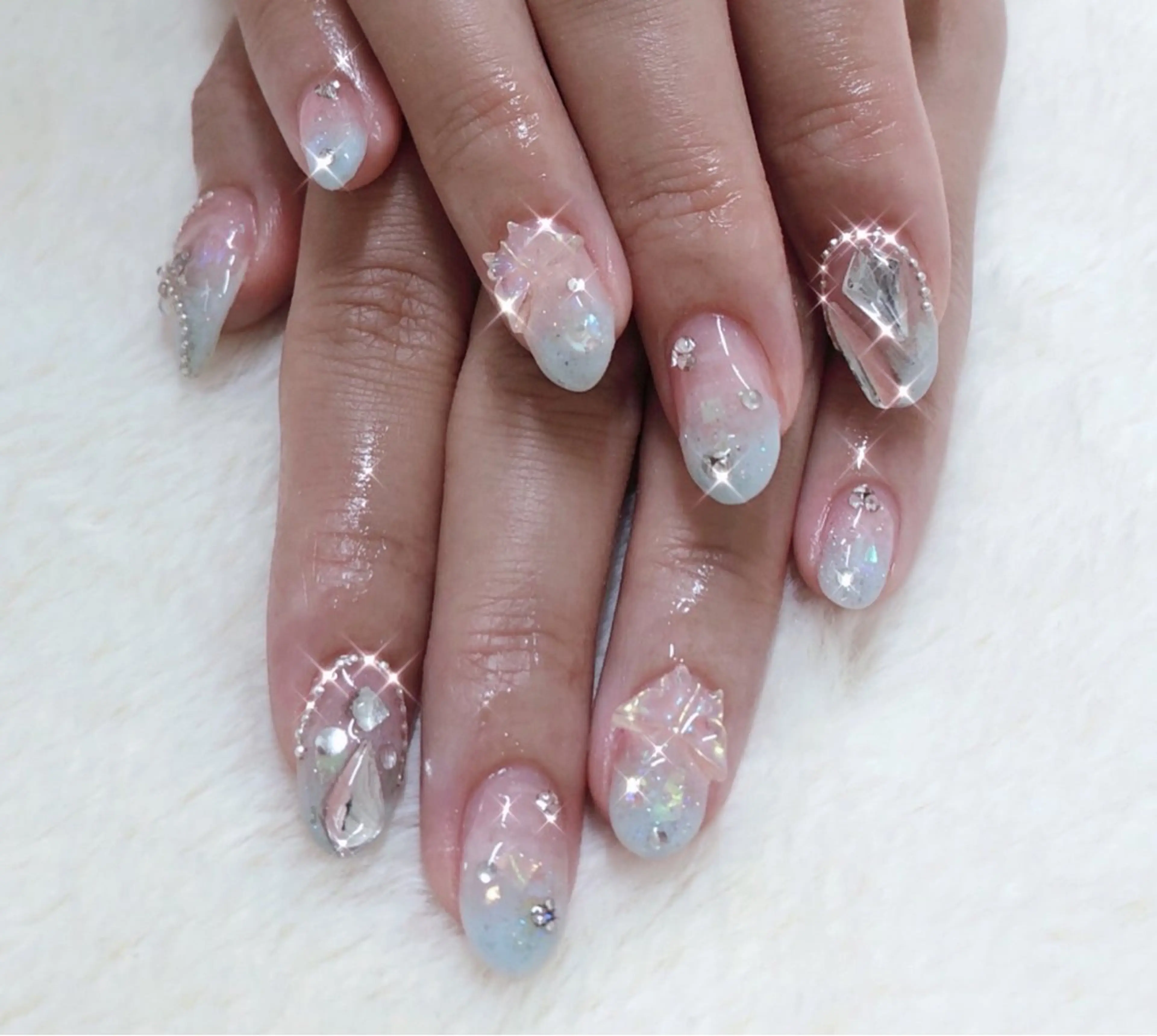 ネイル フットネイル ジェルネイル 氷ネイル・うるうるネイル 韓国ネイル オフィスネイル 大門浜松町 ネイルのネイルデザイン