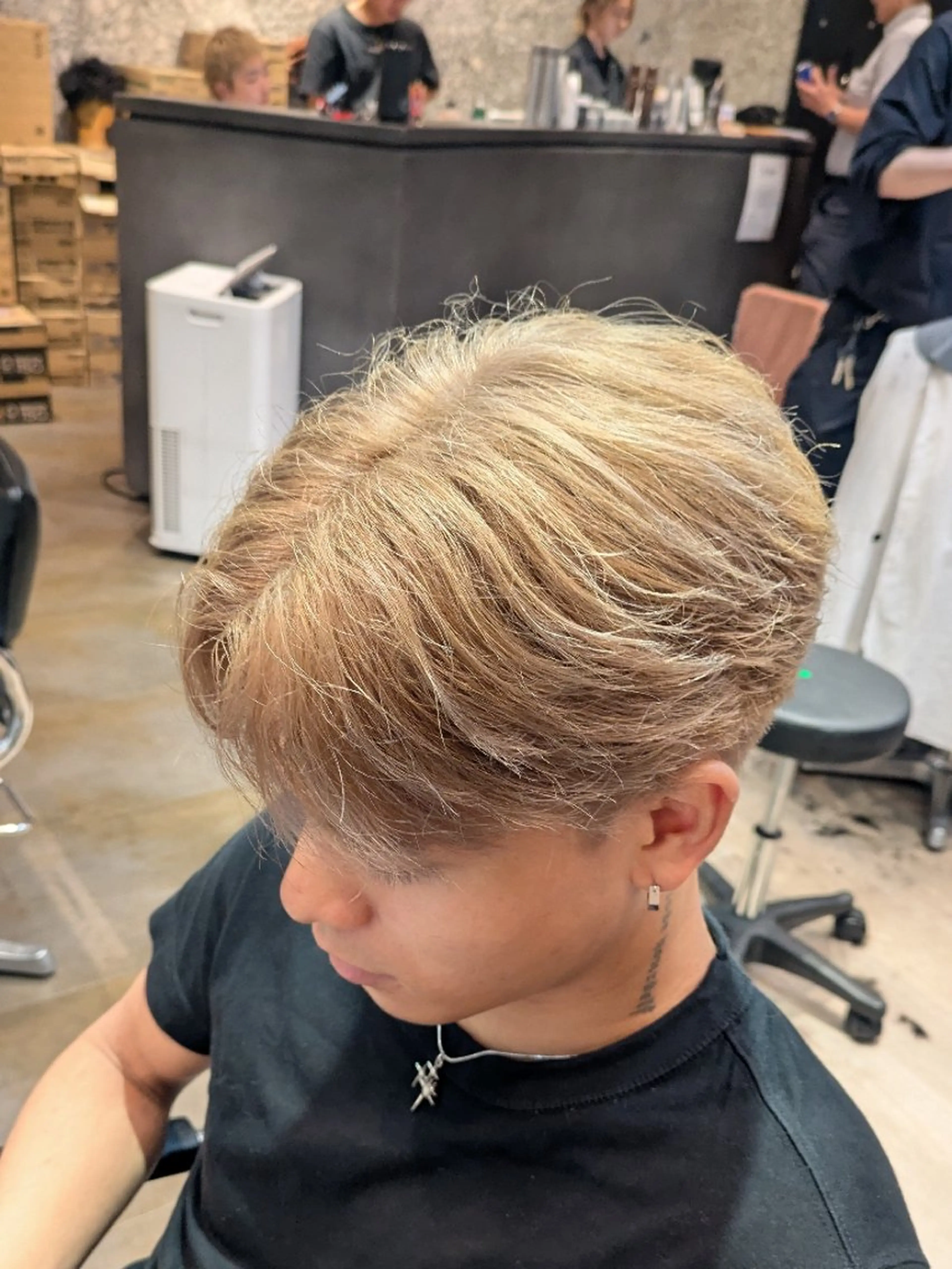 カラー メンズ ショート メンズパーマ ヘアカラー men's salon Gaudi三宮店所属・こだっく /メンズカットのヘアスタイル
