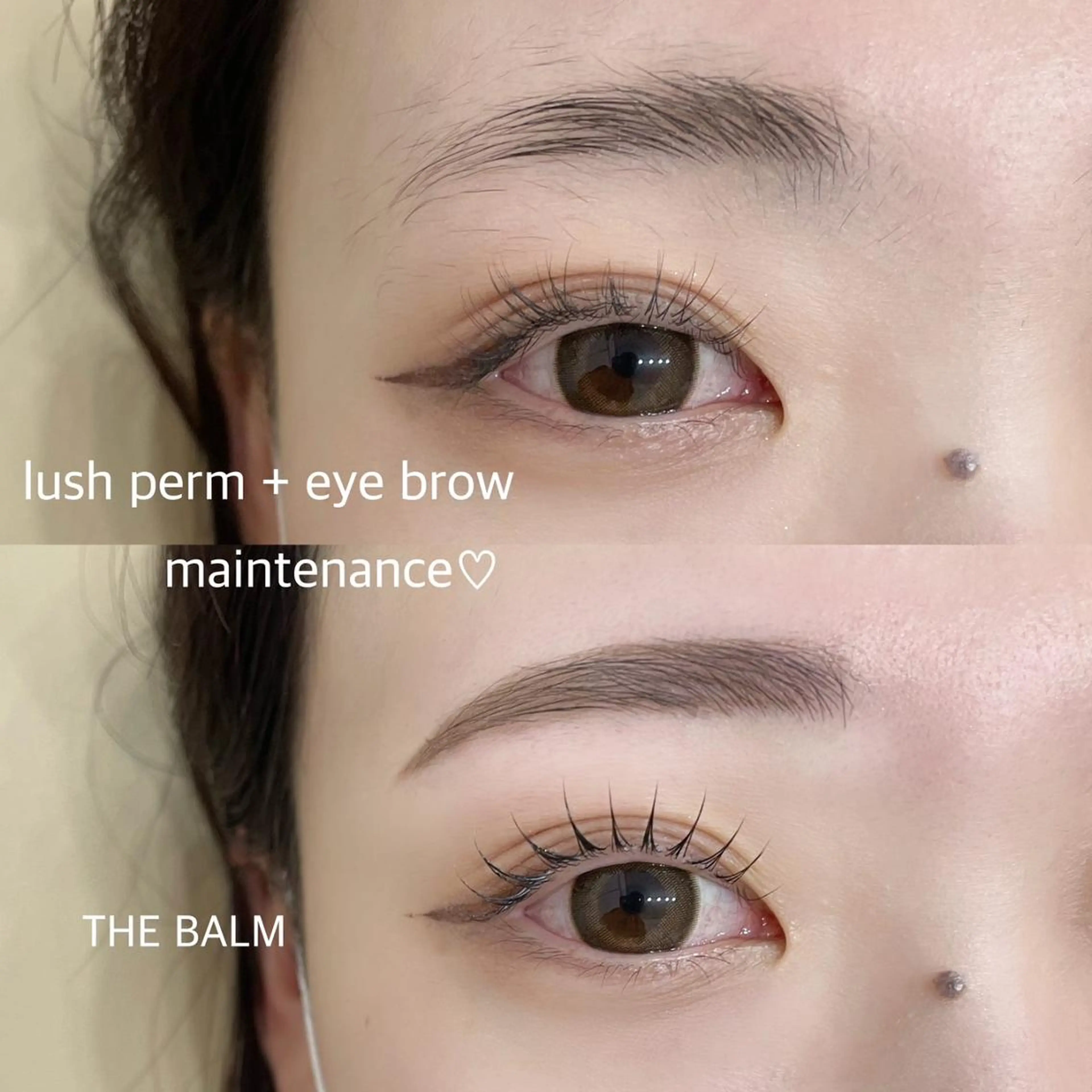 マツエク・マツパ まつげパーマ 一重×まつ毛パーマ THE BALM🥑 嶋田のマツエク・マツパデザイン