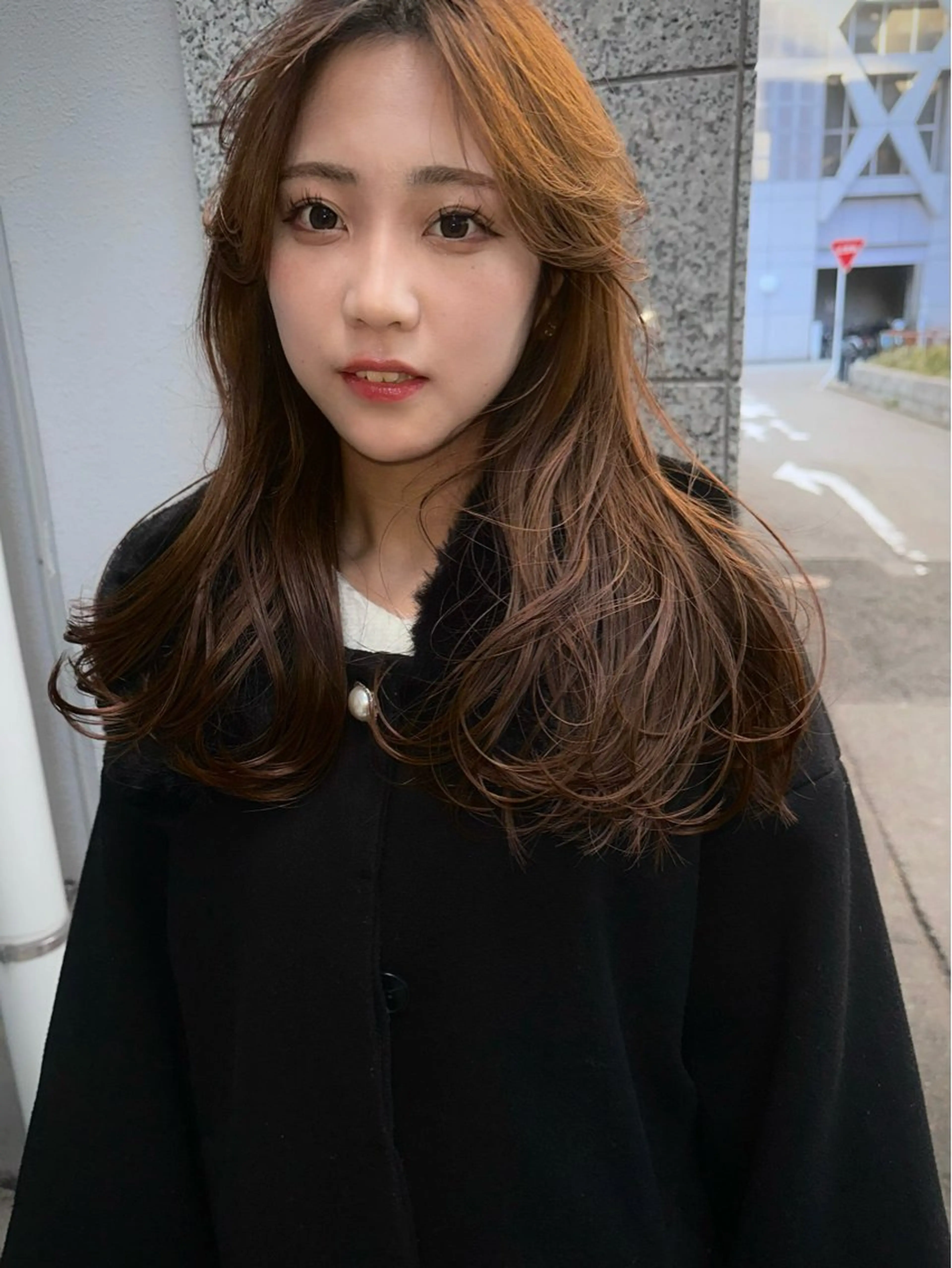 ロング 中野 莉子のヘアスタイル