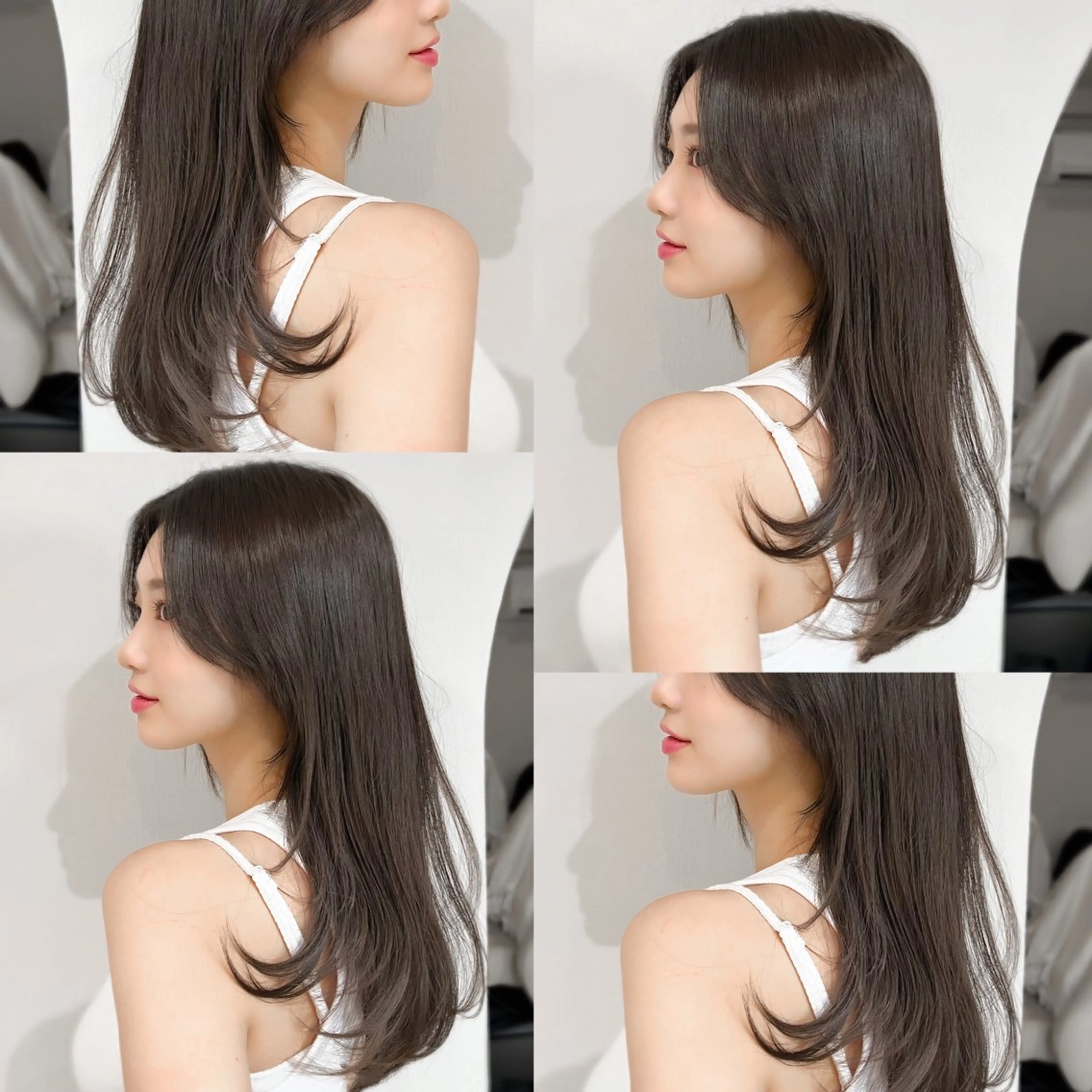 ロング 🤍🤍韓国ヘア おたけ🤍🤍のヘアスタイル