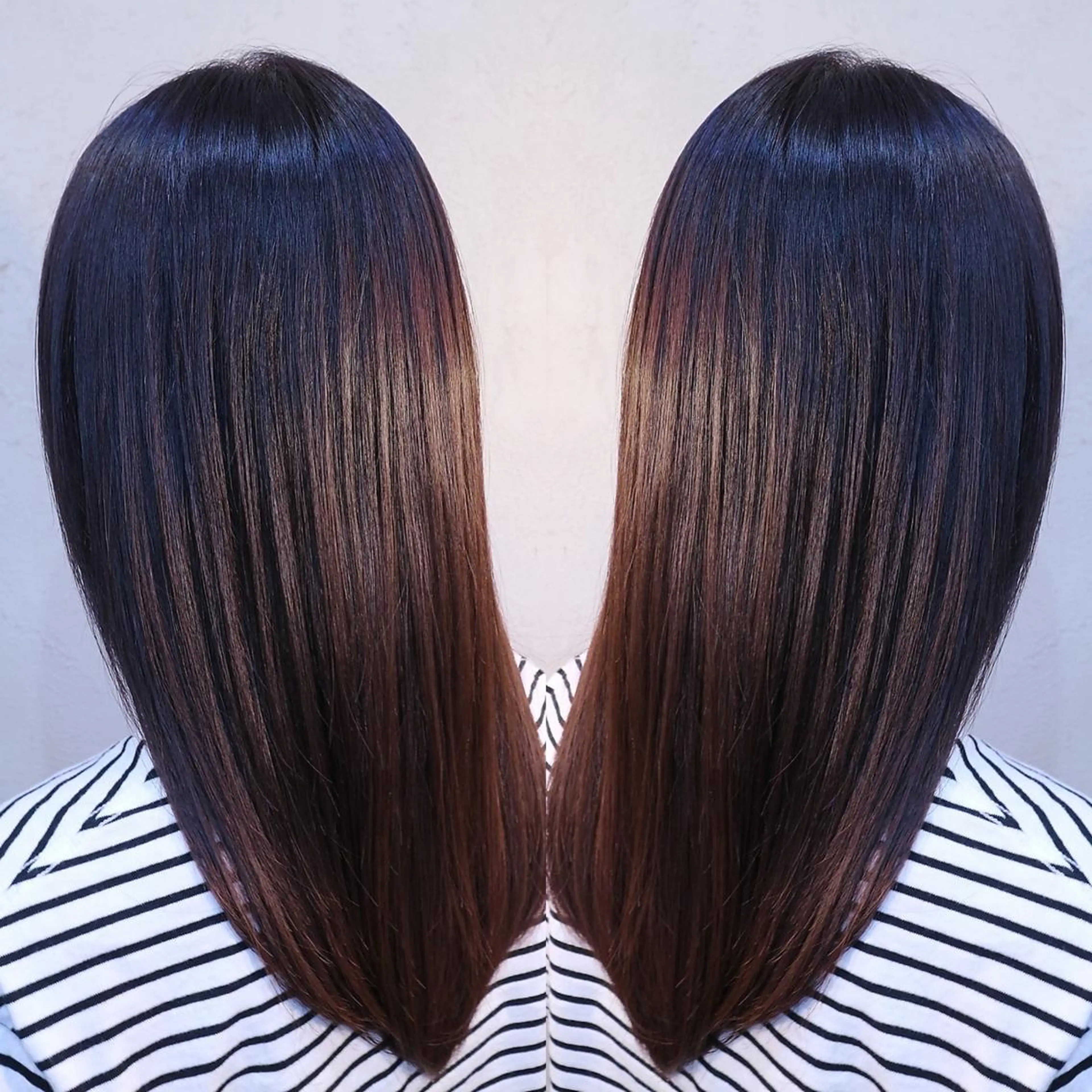 セミロング カット トリートメント 野呂 隼人のヘアスタイル